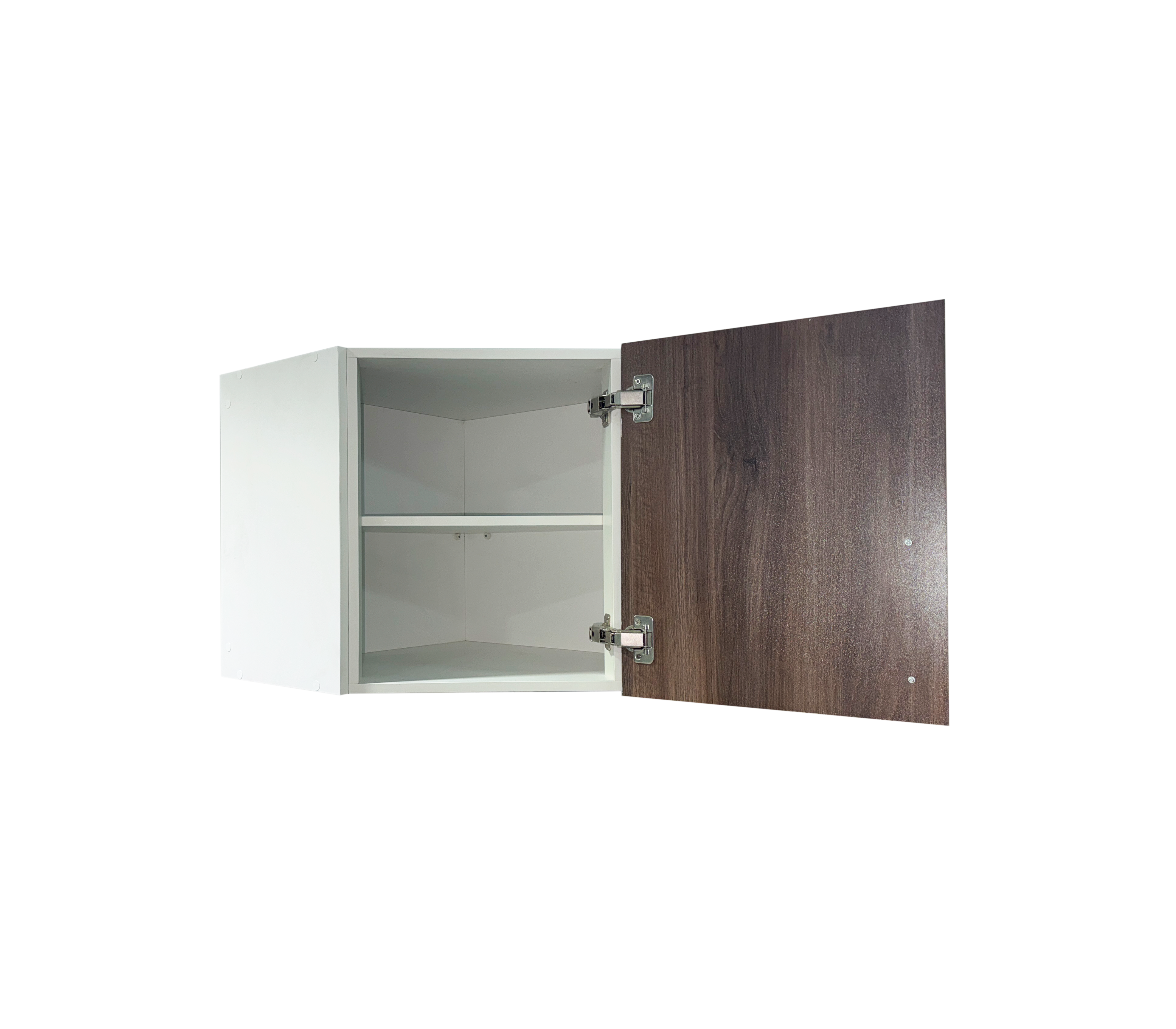 Corner Kitchen Wall Cabinet with 1 Door - Space Saving Storage for Small Kitchens | Perfect for Apartments, Condos & Tiny Homes