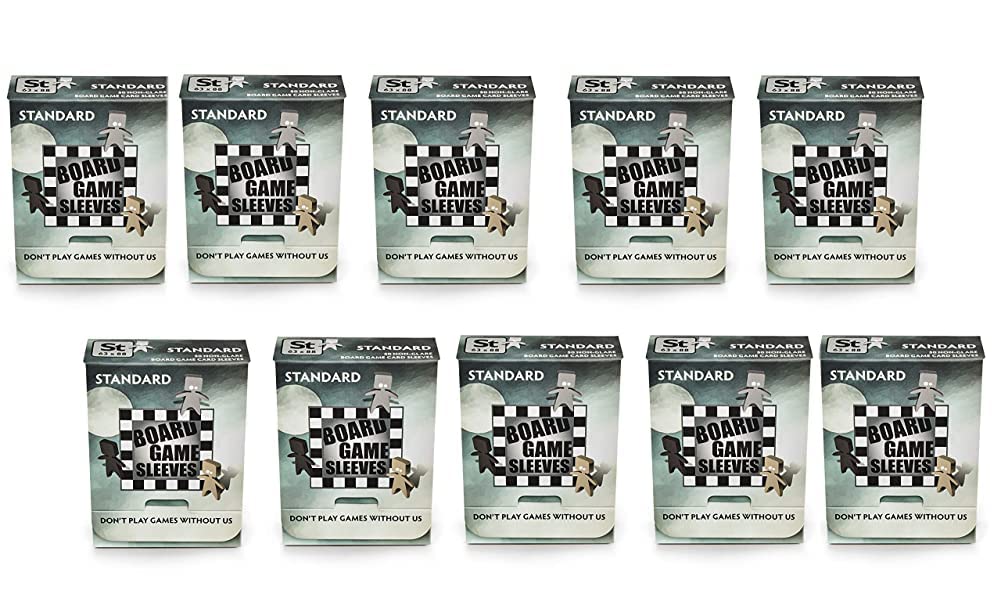 Arcane Tinmen Non-Glare Board Game Card Sleeves - 10 Packs (50 Count Each) - Standard Size Card Protectors for MTG, Pokemon & Trading Cards - Perfect for Game Nights & Card Collectors