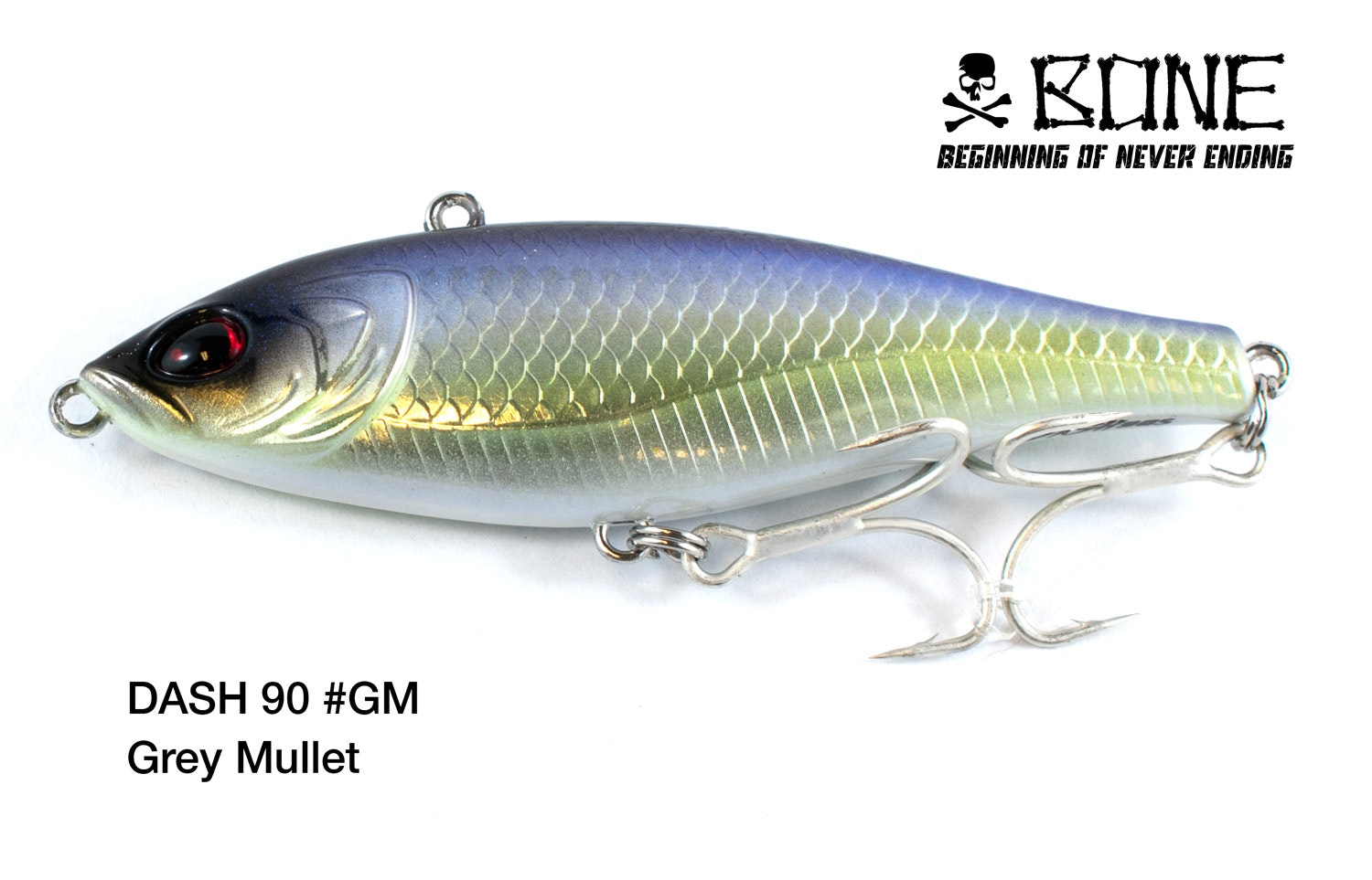 90S Bone Dash Fishing Lure - Premium Bass & Trout Bait for Freshwater & Saltwater - Perfect for Casting, Trolling & Jigging