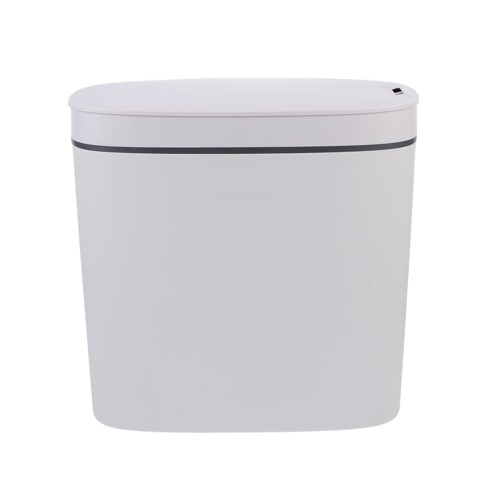 VORCOOL Automatic Motion Sensor Trash Can - 14L Touchless Rectangular Kitchen Garbage Bin with Lid, Plastic Waste Basket for Bathroom, Bedroom, Office & Home Kitchen | Hands-Free, Hygienic & Convenient Disposal