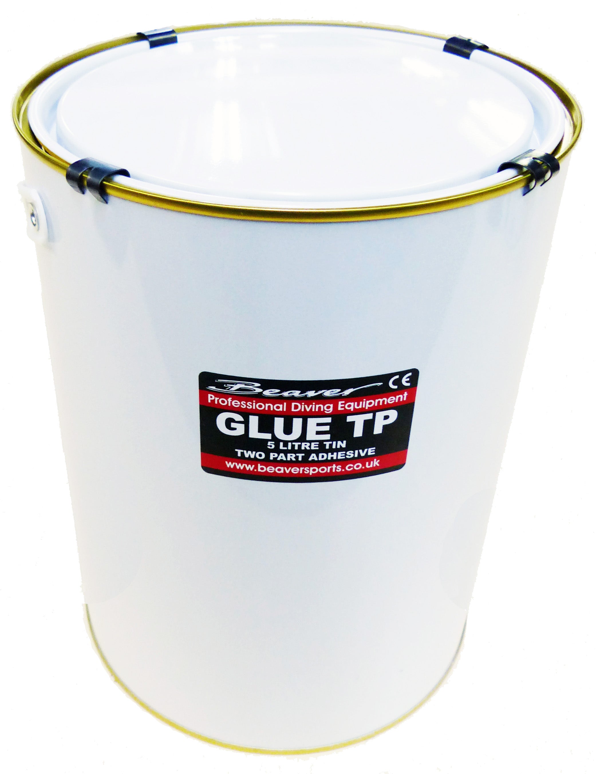 Beaver 5 Liter Tin Aquabond A Waterproof Adhesive Sealant - Ideal for Roofing, Plumbing & DIY Home Repairs