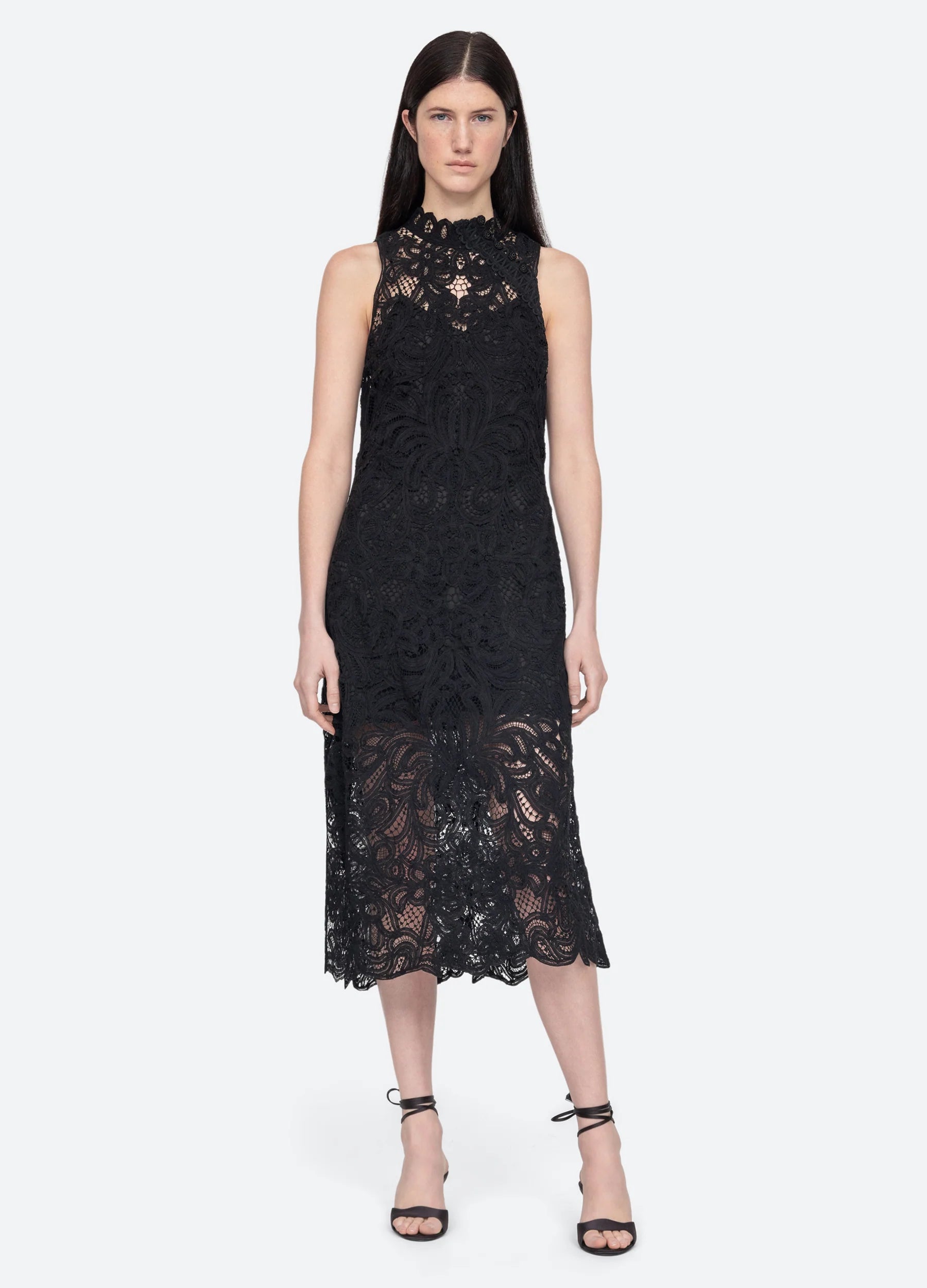 Branca Midi Dress for Women - Elegant Black Flowy Dress for Casual & Office Wear | Perfect for Work, Date Night & Special Occasions