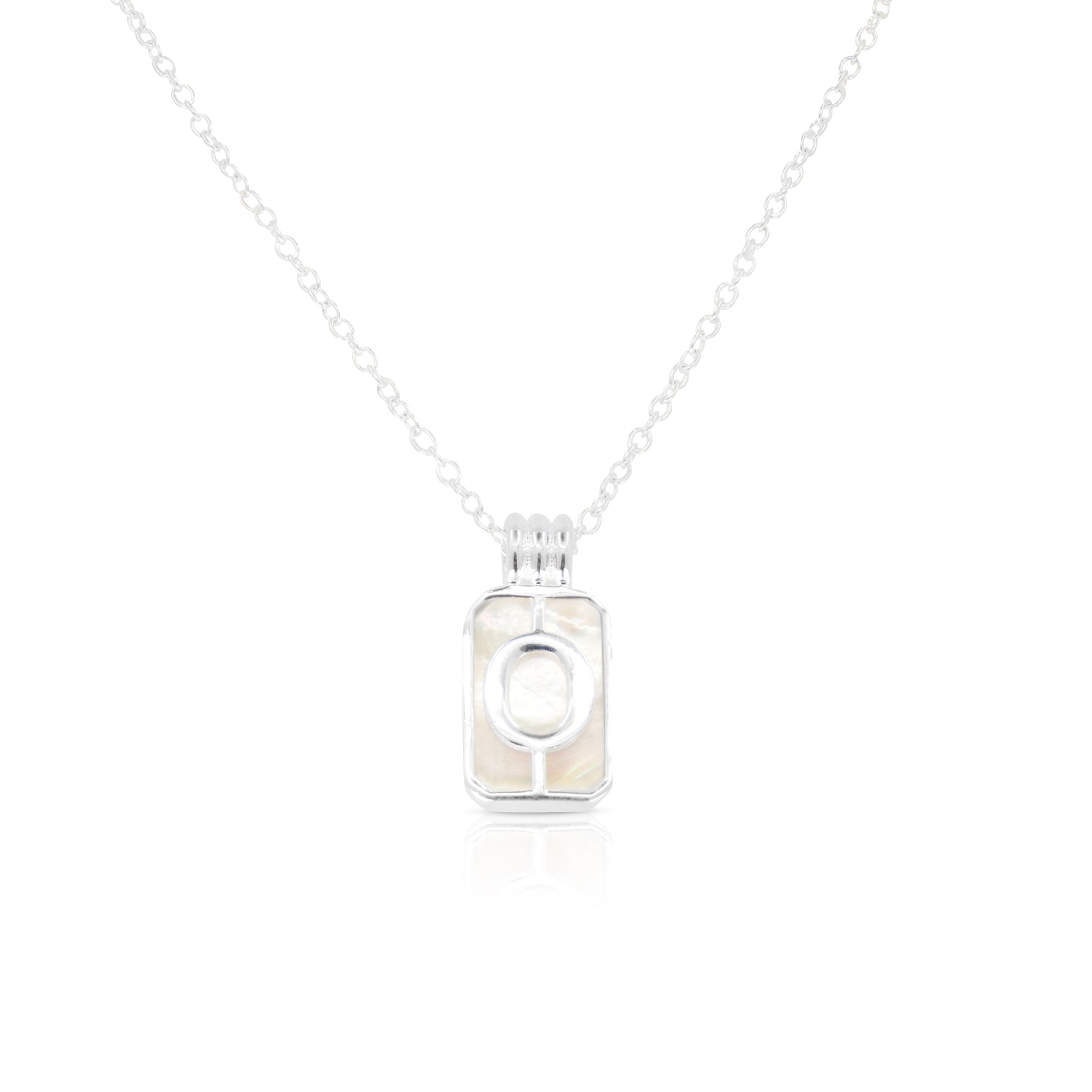Initial A to Z Silver Necklace for Women - Personalized Alphabet Pendant Jewelry Gift for Her - Perfect for Birthdays, Anniversaries & Everyday Wear