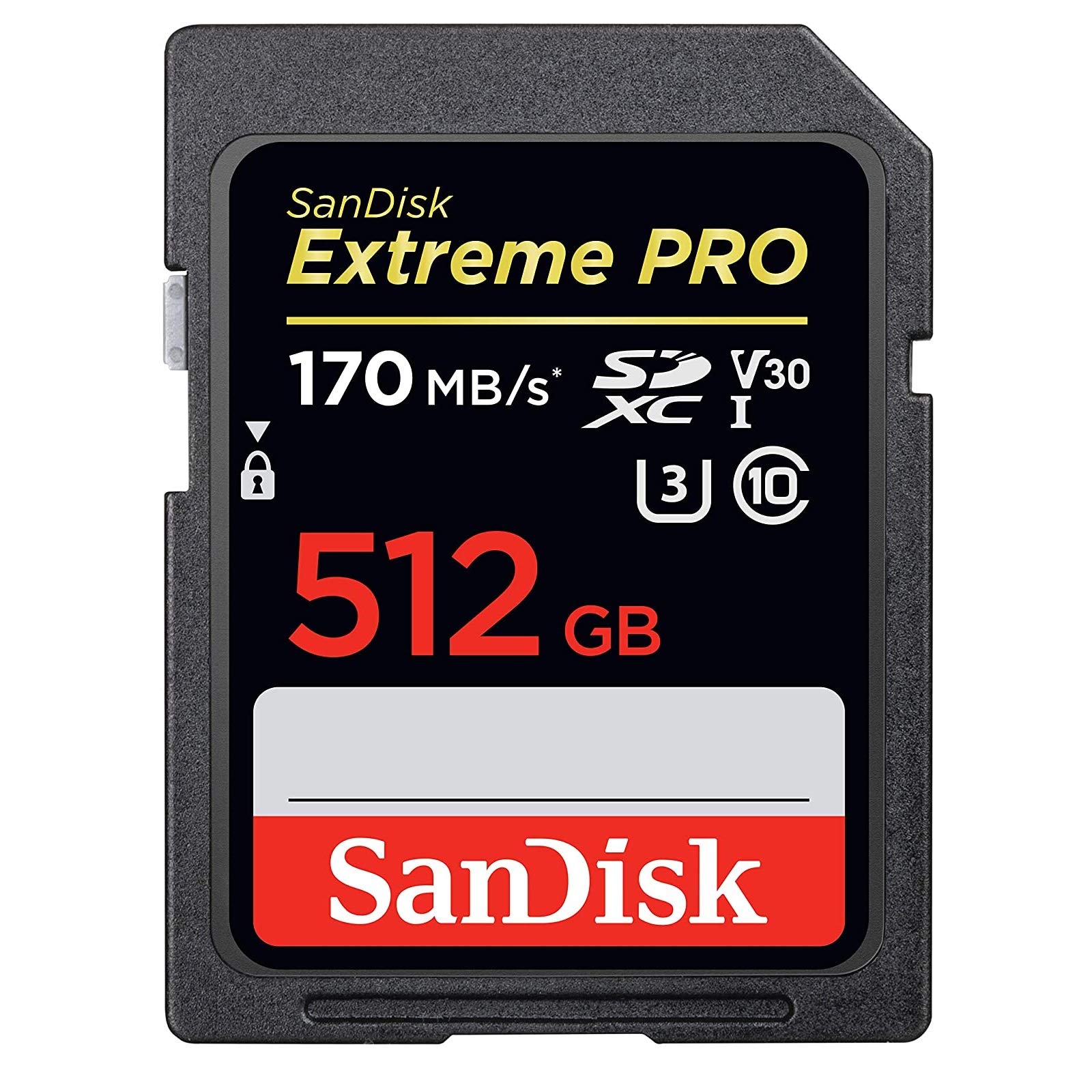 SanDisk Extreme Pro 512GB SDXC UHS-I Memory Card - High Speed Class 10 for 4K UHD Video - Compatible with Canon EOS R, M50, M100 (SDSDXXY-512G-GN4IN) - Perfect for Professional Photography, Vlogging, and Action Cameras - Bundle Includes 1 Everything But Stromboli 3.0 Card Reader