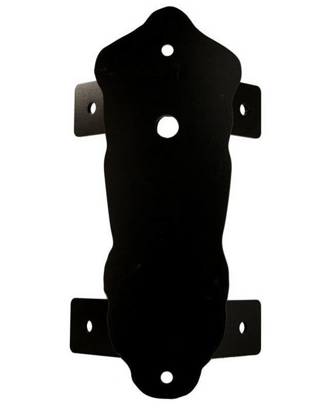 Black Wrought Iron Hooks for Wall Mounting - Heavy Duty Coat Hooks for Entryway, Bathroom, and Garage Organization