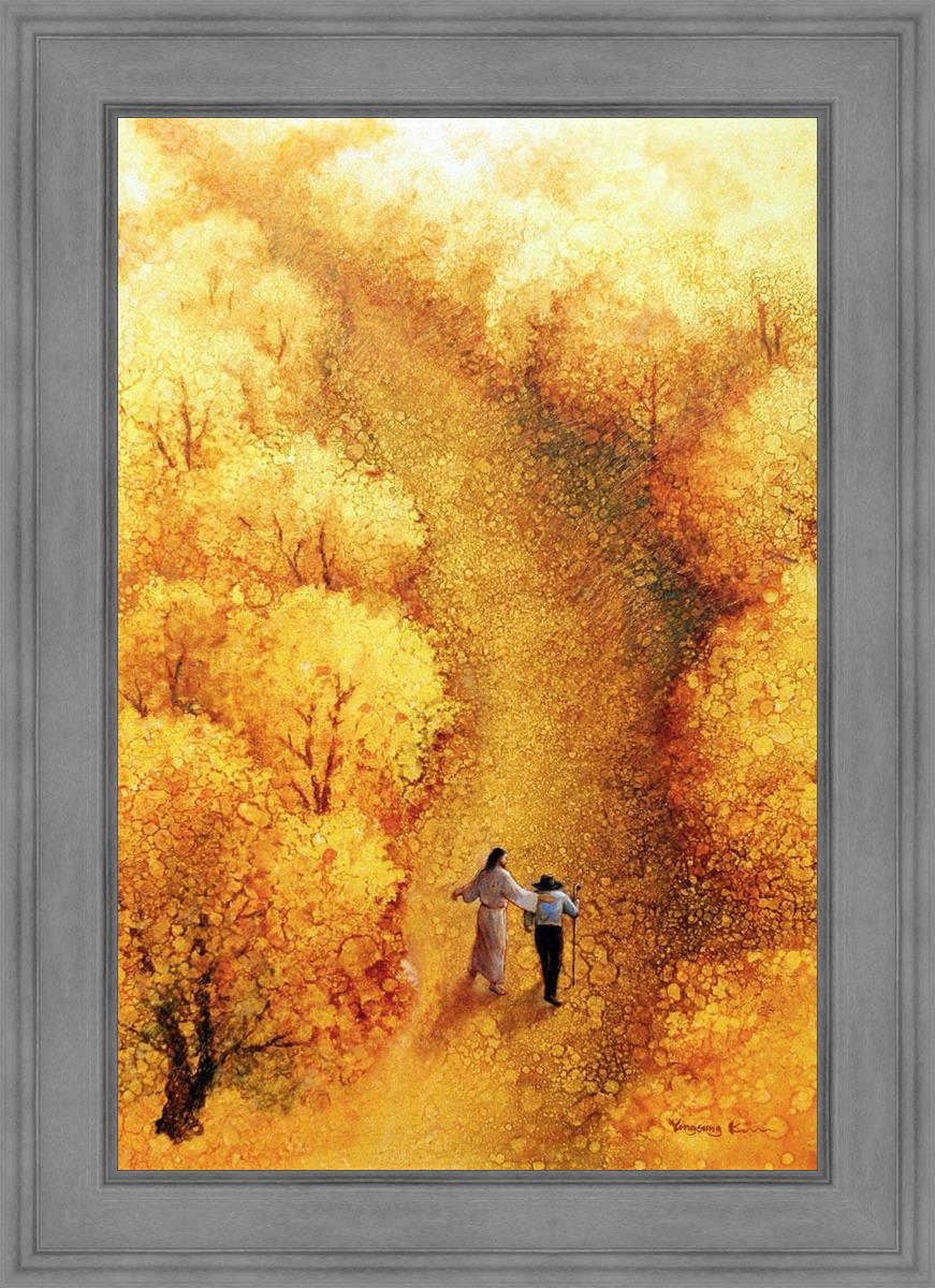 By Your Side - Heartwarming Art Print by Yongsung Kim | Christian Home Decor, Wall Art for Living Room & Bedroom | Perfect Gift for Weddings, Anniversaries & Housewarming