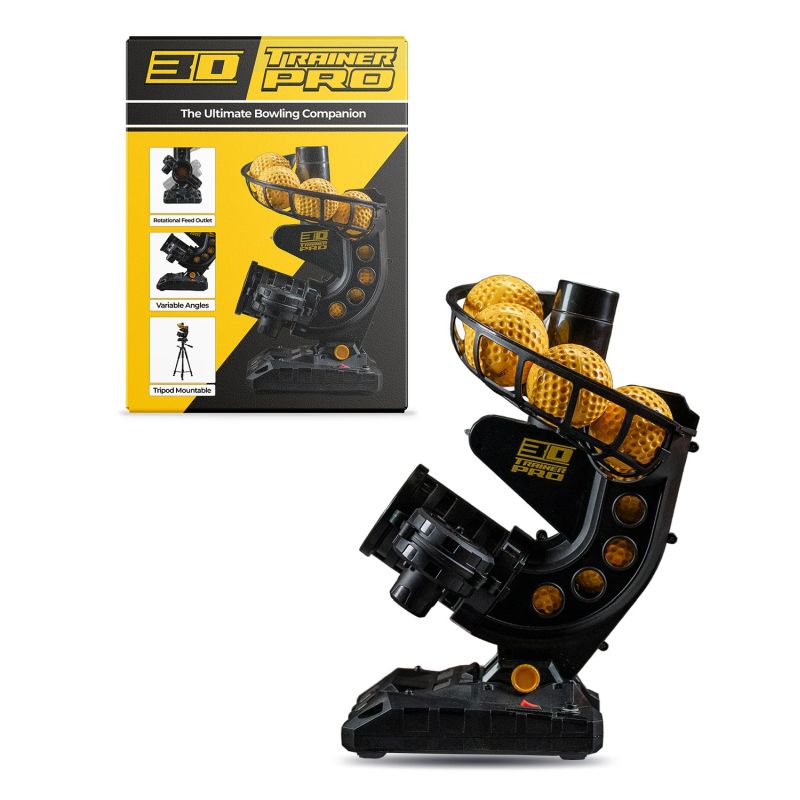 3D Trainer Pro Bowling Machine - Professional Bowling Training Equipment for Home & Practice - Perfect for Beginners & Advanced Bowlers - Improve Your Game at Home or Bowling Alley