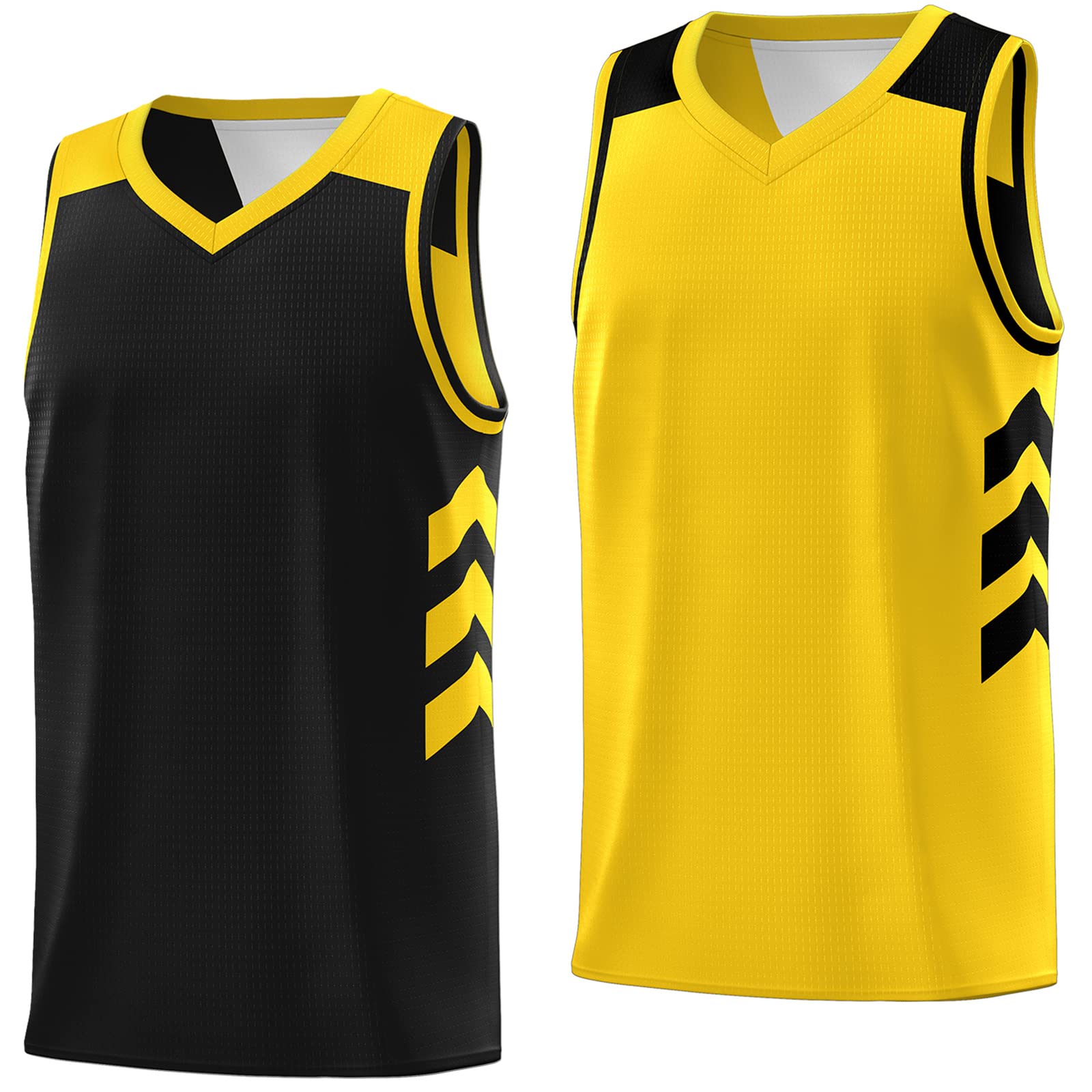 Men's Reversible Basketball Jersey - Team Uniform for Sports & Hip Hop (S-4XL)