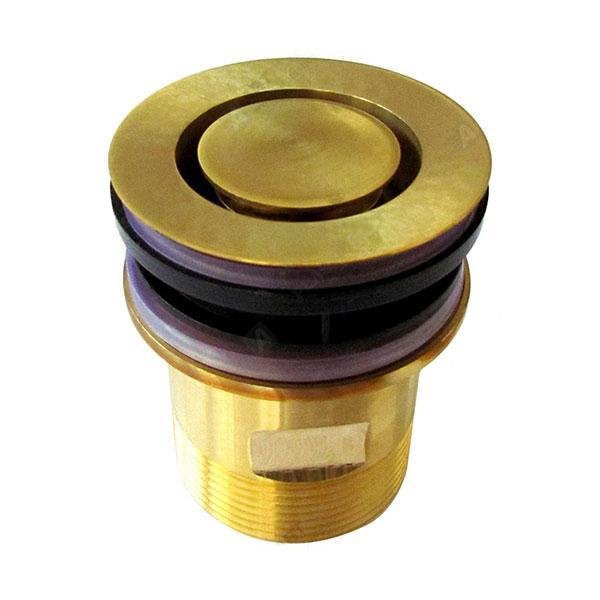 ART Australia 32mm Basin Pop Down® Plug and Waste in Polished Brass - Perfect for Bathroom Sink Drainage and Modern Decor
