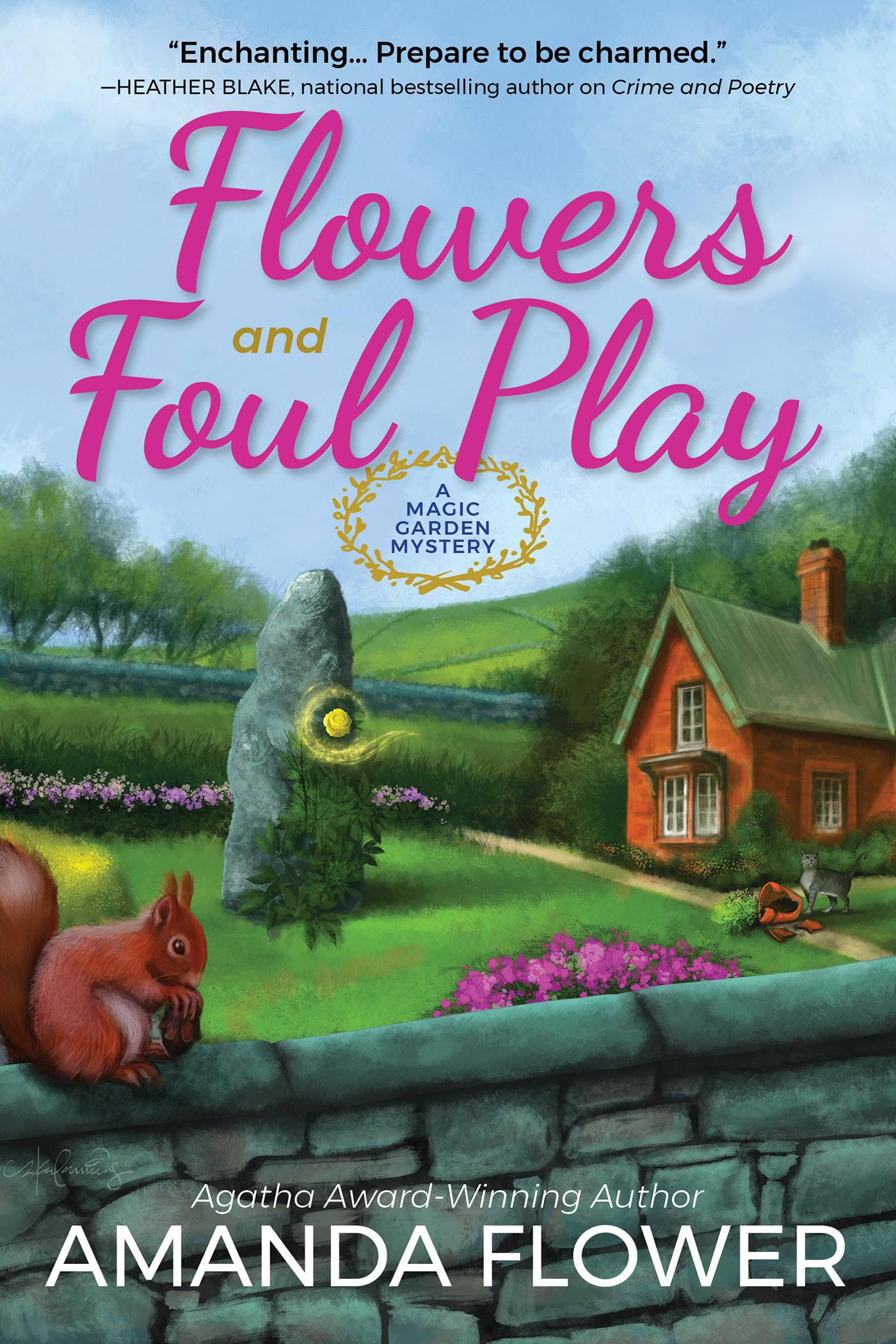 Flowers and Foul Play: A Cozy Magic Garden Mystery Book - Perfect for Mystery Lovers & Garden Enthusiasts