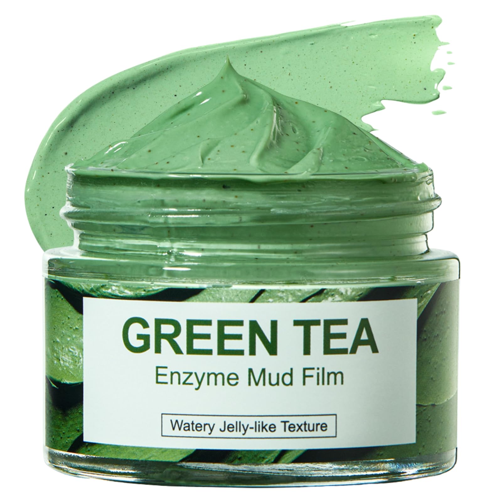 Green Tea Clay Mask for Face - Deep Cleansing & Pore Minimizing Facial Mask for Women - Oil Control & Exfoliating Mud Mask - Whitehead Remover for Clear Skin | Perfect for Acne-Prone Skin & Weekly Detox Routine