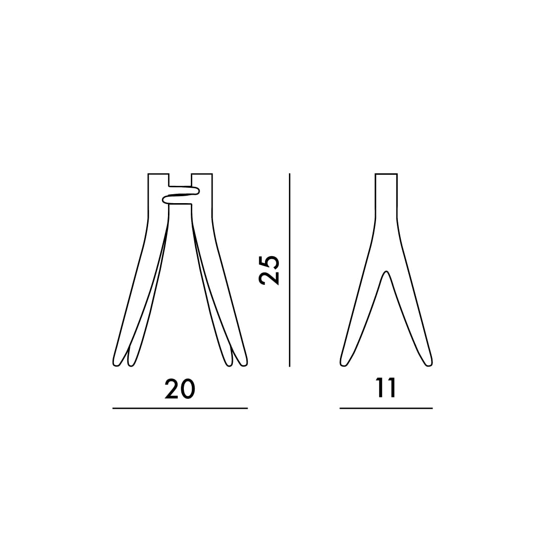 Kartell Abbracciaio Candle Holders Set of 4 - Philippe Starck & Abroise Maggiar Design - Glossy Gold Modern Home Decor - Perfect for Dining Table Centerpiece, Wedding Decor, and Luxury Gift