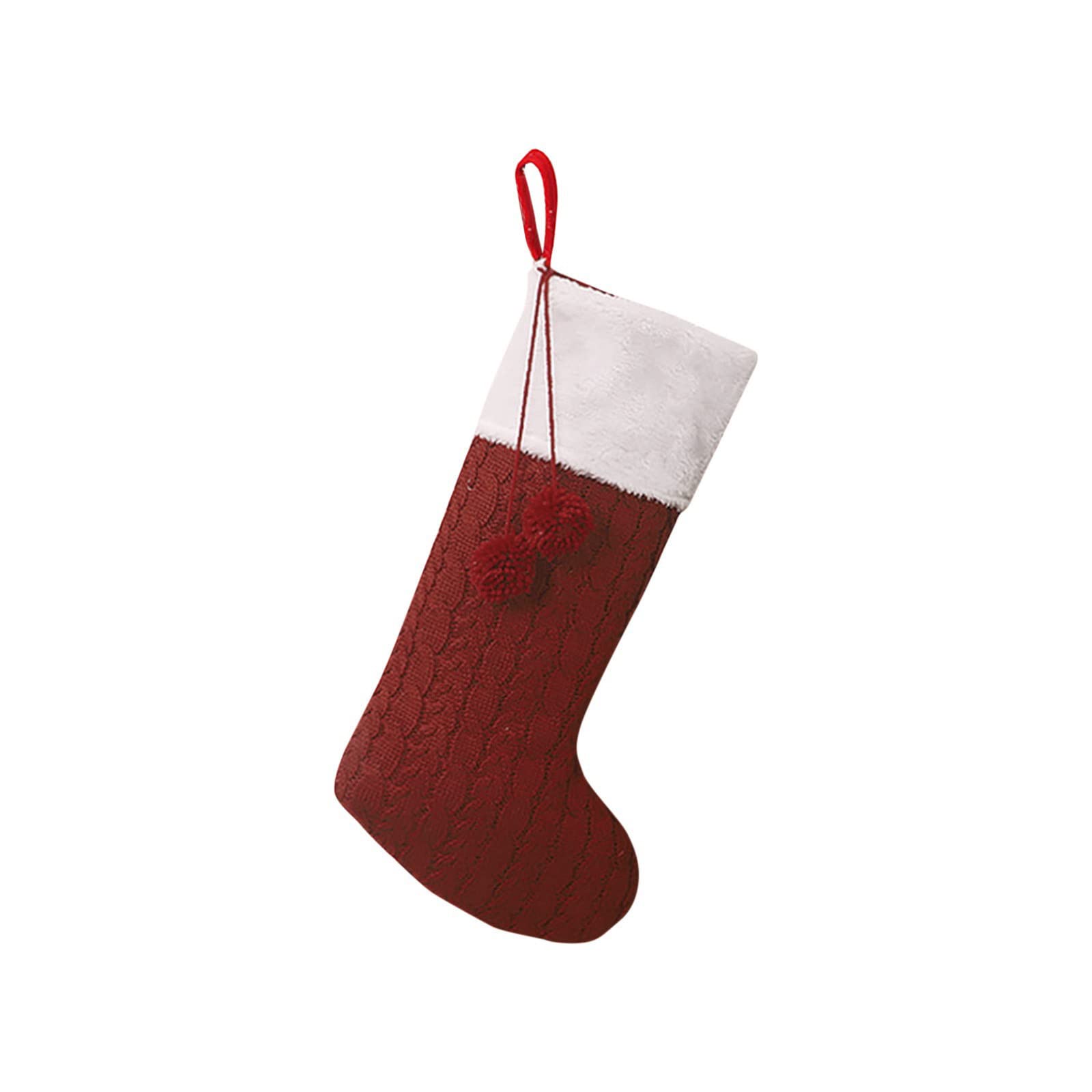 4pcs Christmas Socks Decorations - Glass Ornament Hanging Socks for Fireplace, Candy Garland, Holiday Party & Family Home Decor | Perfect for Christmas Tree, Mantel, and Festive Indoor/Outdoor Decor