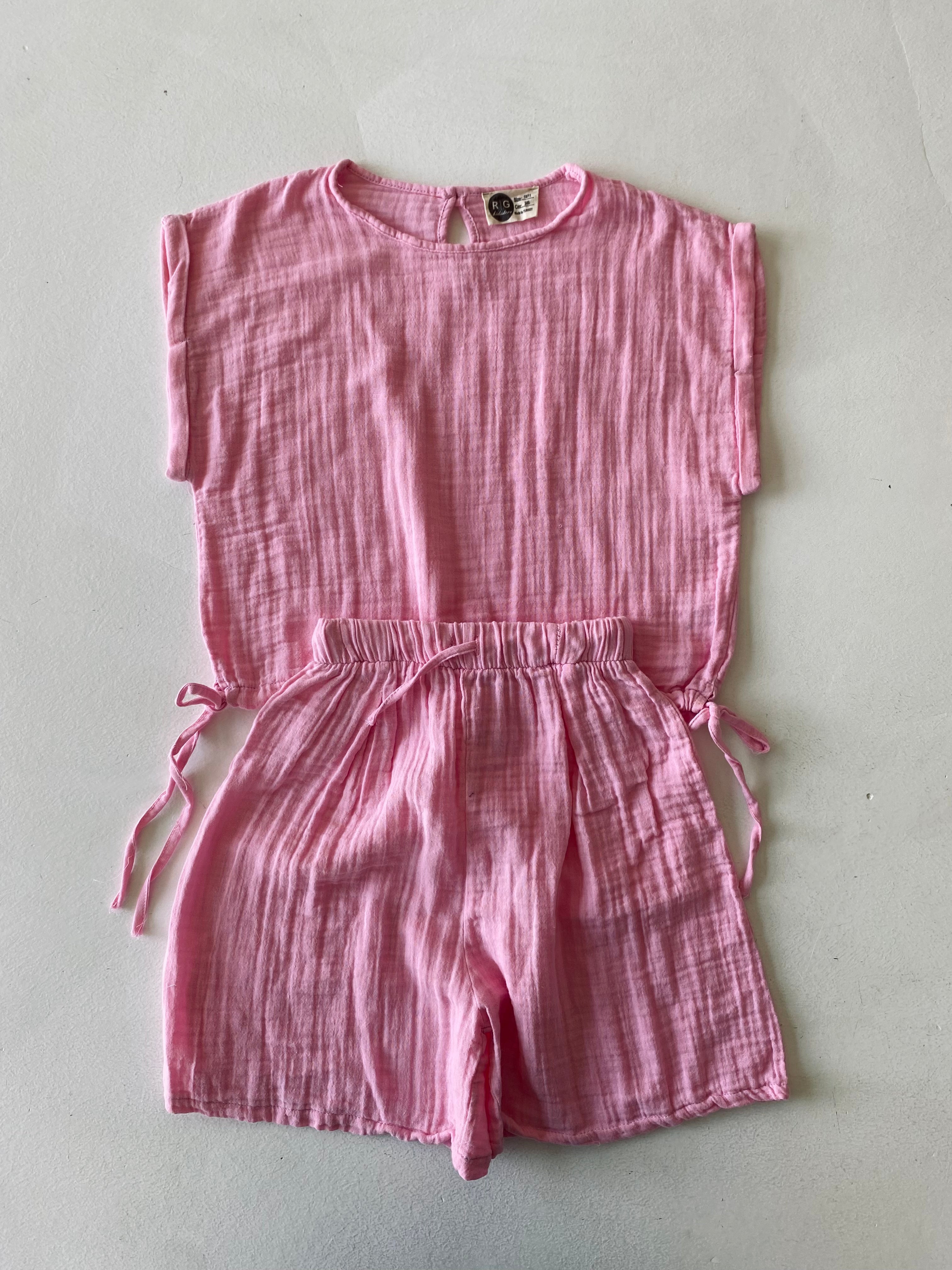 Premium Baby Muslin Shorts Set - Soft & Breathable Cotton for Newborns & Toddlers - Perfect for Summer, Playtime & Sleepwear