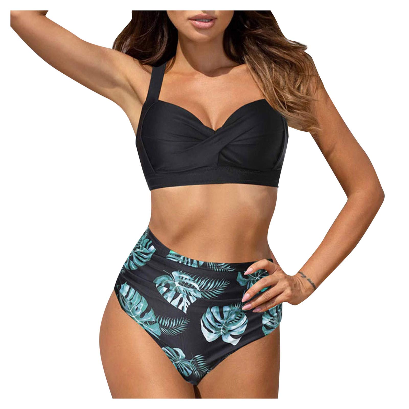 Women's Two Piece Swimsuit - High Waisted Halter Bikini Set for Beach & Pool | Summer Swimwear for Women | Perfect for Vacation, Swimming, and Sunbathing