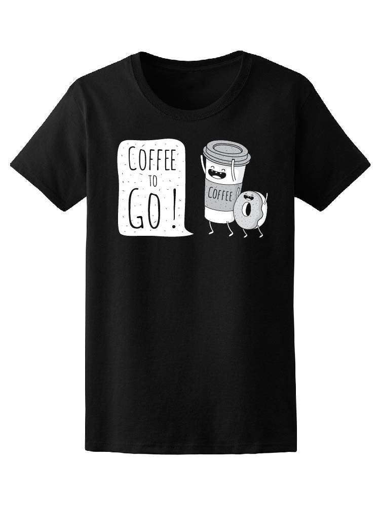 Smartprints Coffee Lover T-Shirt for Women - Funny Coffee Graphic Tee - Casual Wear for Coffee Shops, Work & Everyday Outfits