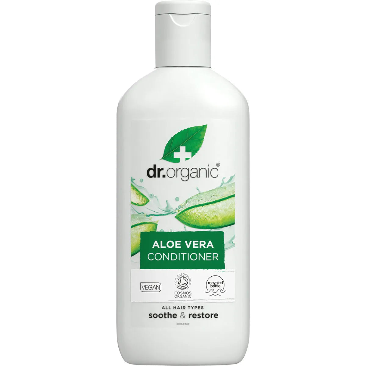 Dr Organic Aloe Vera Conditioner for Dry & Damaged Hair - Natural Hydration & Repair for Smooth, Shiny Hair - Perfect for Daily Use & Post-Color Treatment