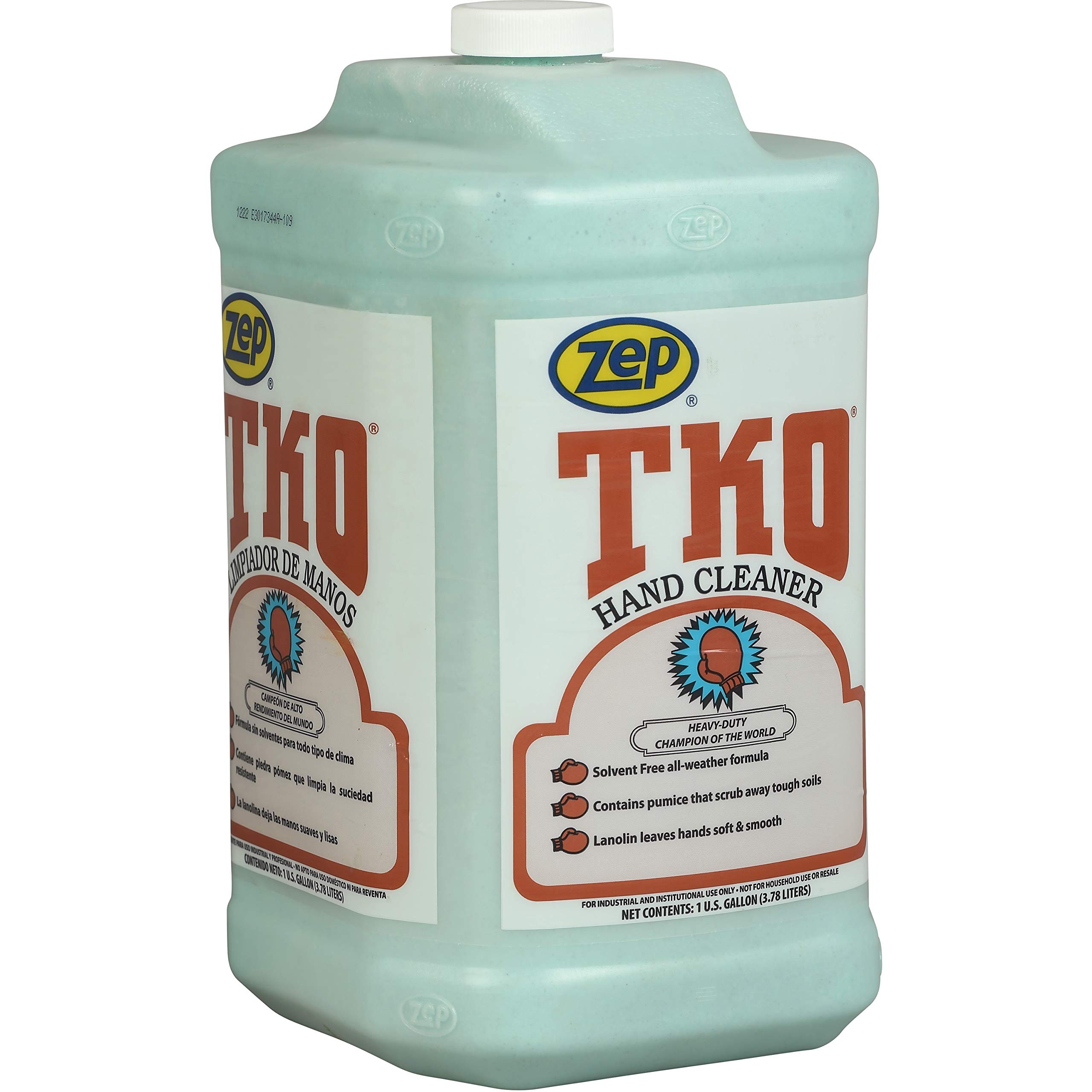 Zep TKO Heavy-Duty Hand Cleaner - Industrial Strength for Grease, Oil & Dirt - Ideal for Mechanics, Auto Shops & Construction Workers