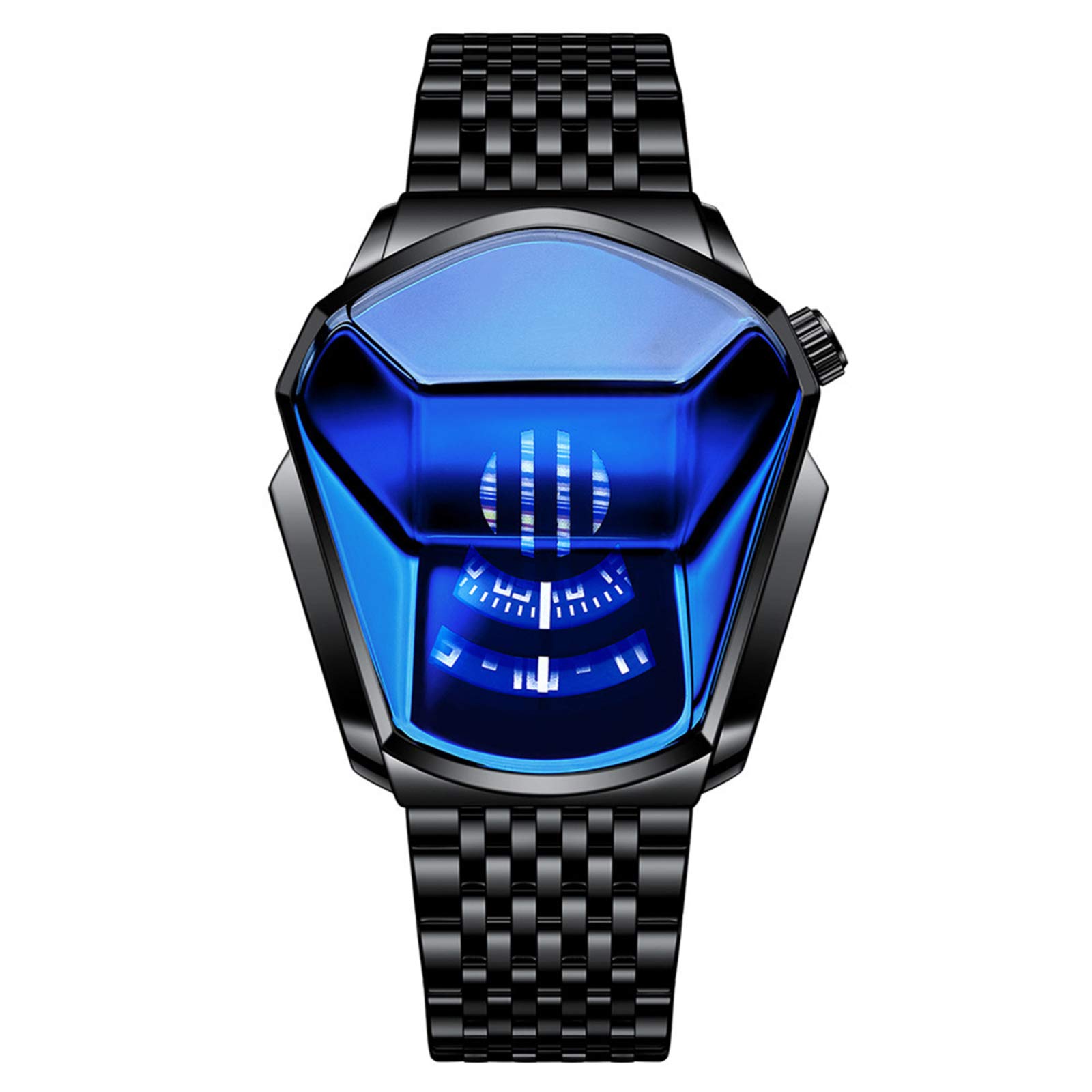 Valink Diamond Watch for Men & Women - Waterproof 30m, Stainless Steel Band Quartz Watch with Diamond Accents - Perfect for Everyday Wear, Office & Special Occasions