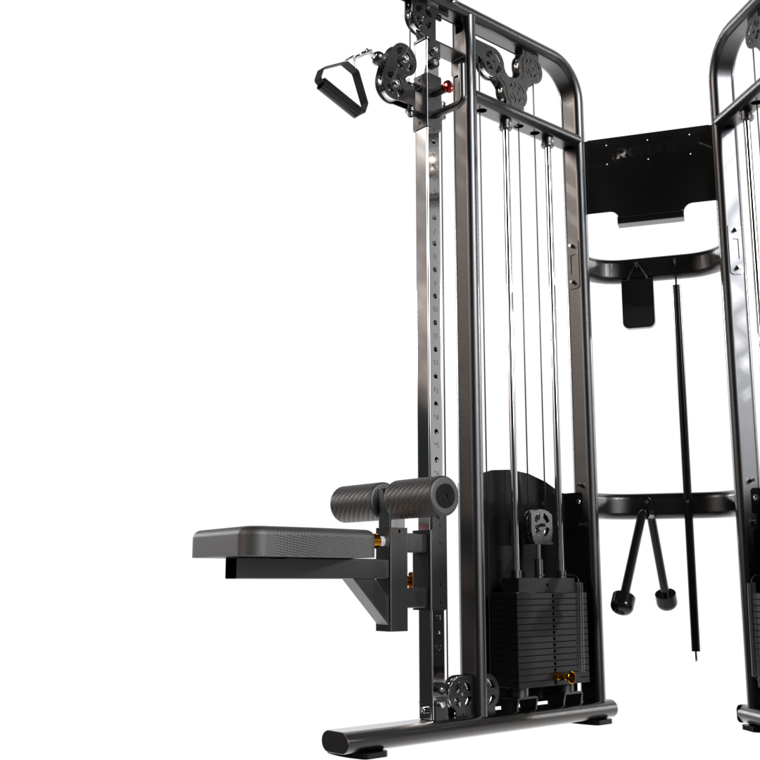 IRONAX XFT Lat Pulldown Bench Attachment for Home Gym - Strength Training Equipment for Back & Arm Workouts | Perfect for Home & Commercial Use