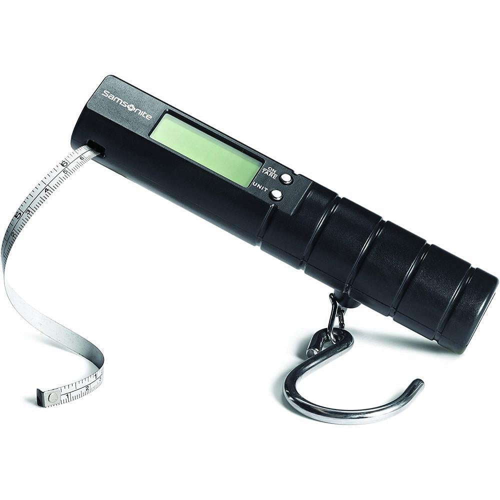 Samsonite Electronic Luggage Scale - Digital Portable Weight Scale for Suitcases & Travel Bags - Perfect for Air Travel, Cruise Trips & Shipping Packages