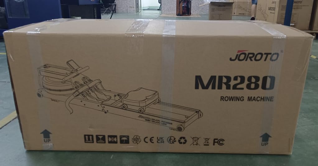 JOROTO Foldable Rowing Machine for Home Use - Bluetooth Smart Monitor, Tablet Holder & Water Resistance System - Perfect for Home Gym, Cardio Workouts & Full-Body Training