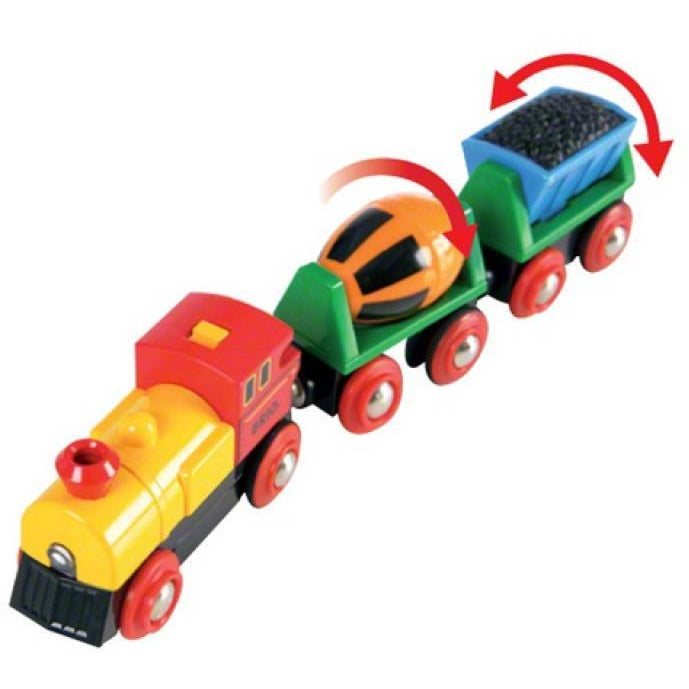 Battery Operated Electric Toy Train Set - Interactive Action Train for Kids with Lights & Sounds - Perfect for Playtime, Birthday Gifts & Christmas Presents