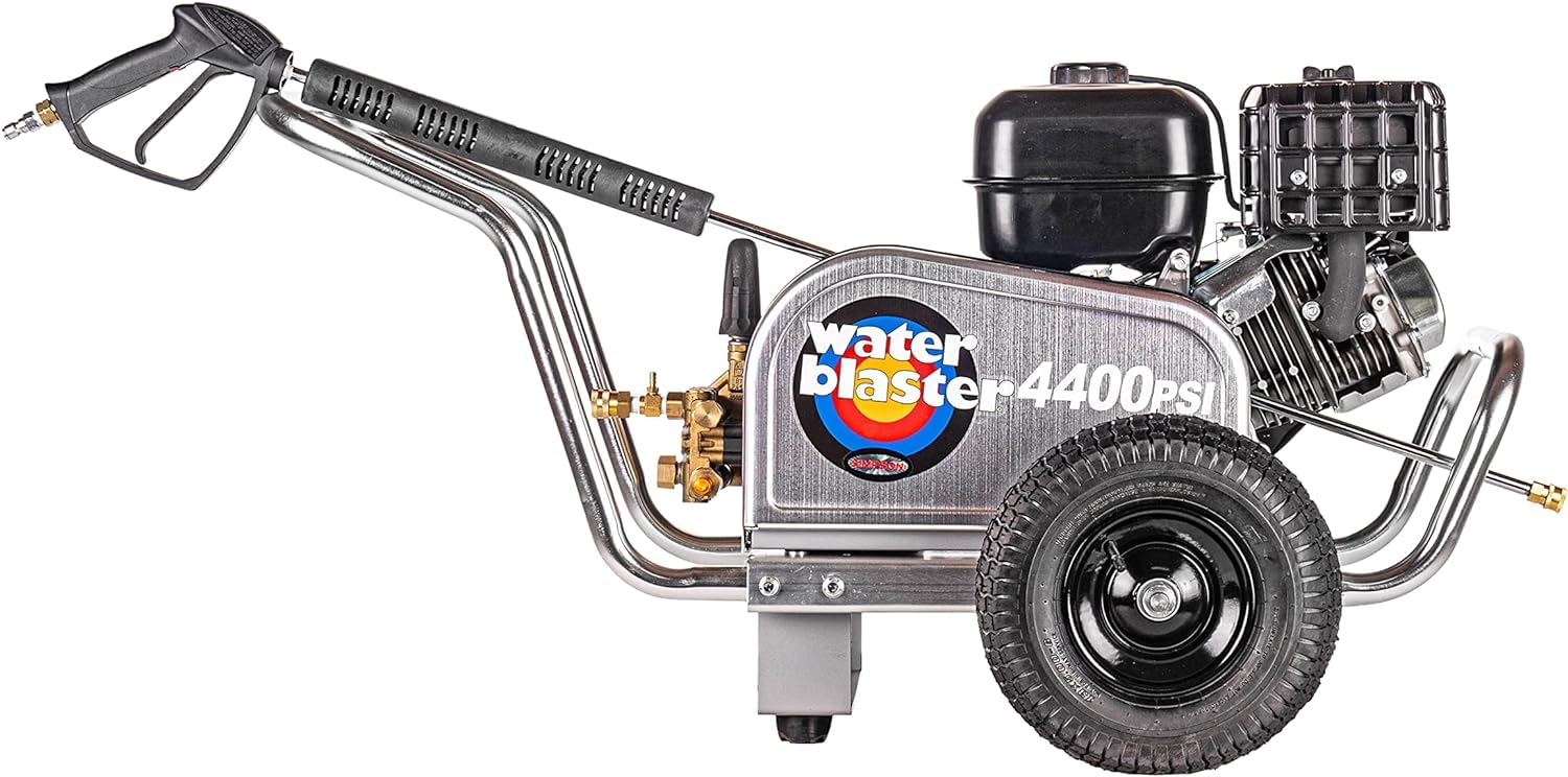 Simpson ALWB60825 Gas Pressure Washer 4400 PSI 4.0 GPM - for Driveway & Deck Cleaning