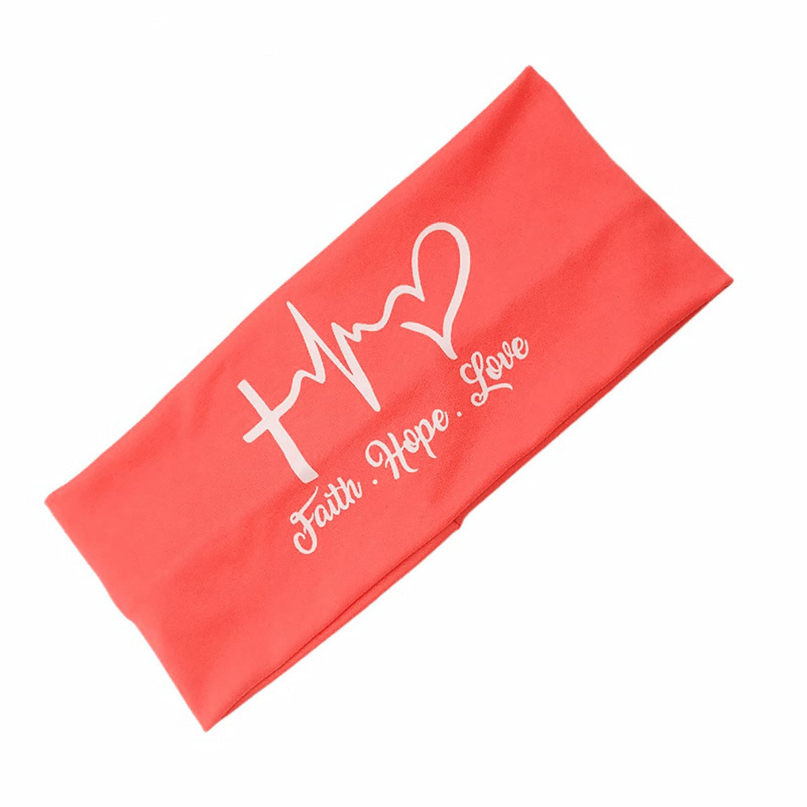 Soft Elastic Headbands for Women - Breathable Fabric Hair Bands for Workouts, Yoga & Running | Trendy Boho Style Head Accessories | Pink Sweatband (24x8cm) - Perfect for Gym, Sports & Everyday Fashion