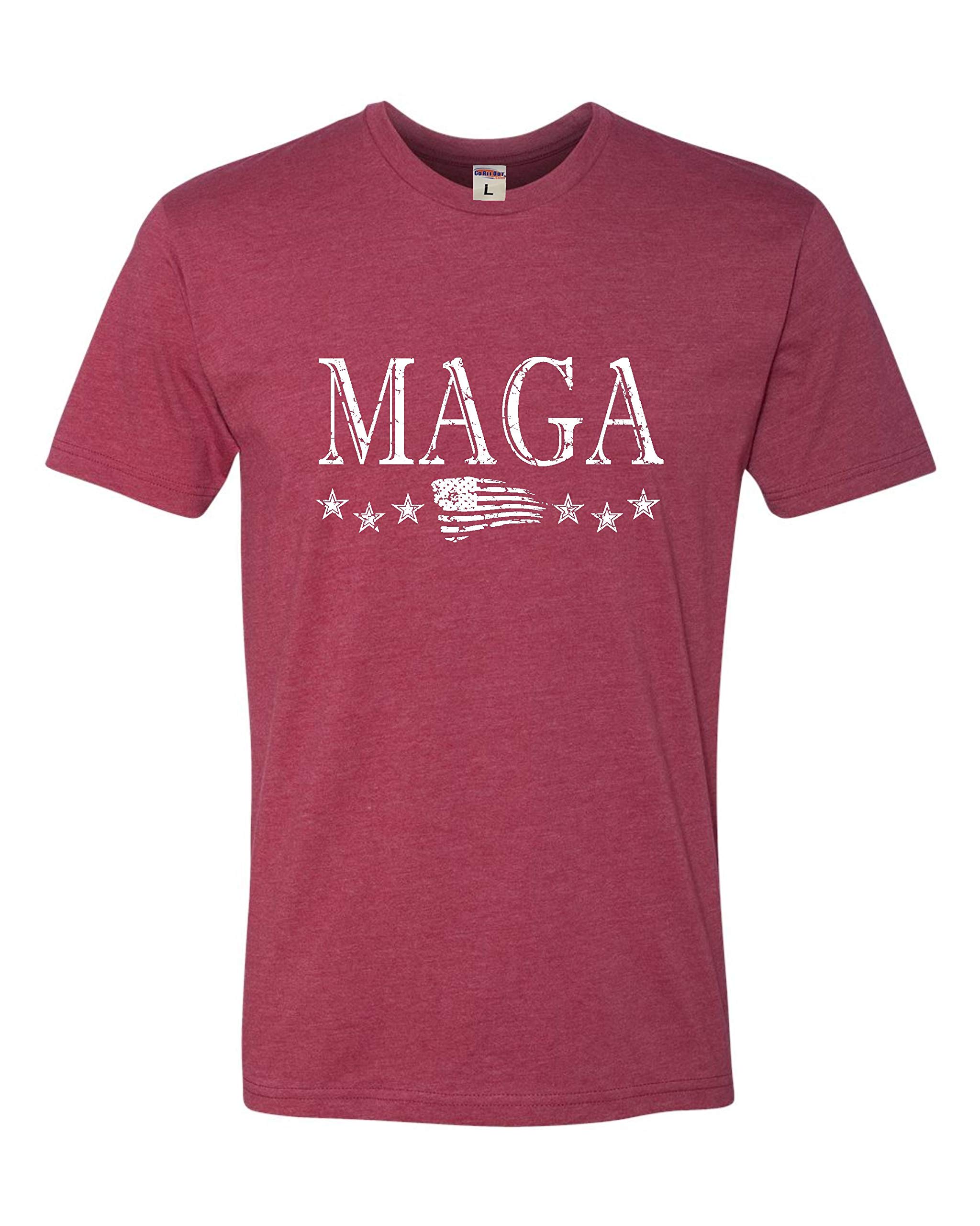 Premium MAGA America First T-Shirt for Adults - Patriotic Political Apparel for Trump Supporters & Conservatives - Perfect for Rallies, Campaign Events & 4th of July Celebrations