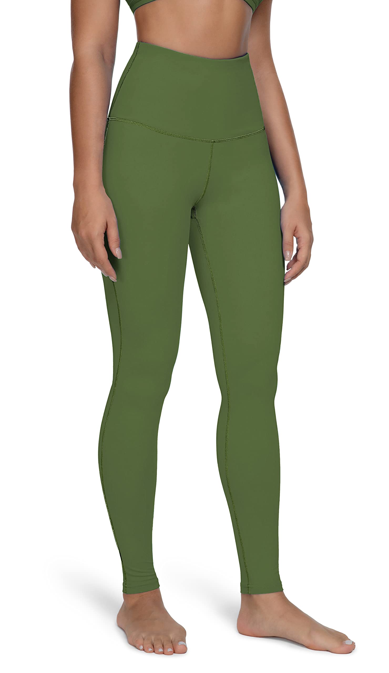 QUEENIEKE High Waist Yoga Pants for Women - Tummy Control Workout Leggings, Running & Gym Tights - Perfect for Yoga, Pilates, Fitness & Lounge Wear (Style 60129)