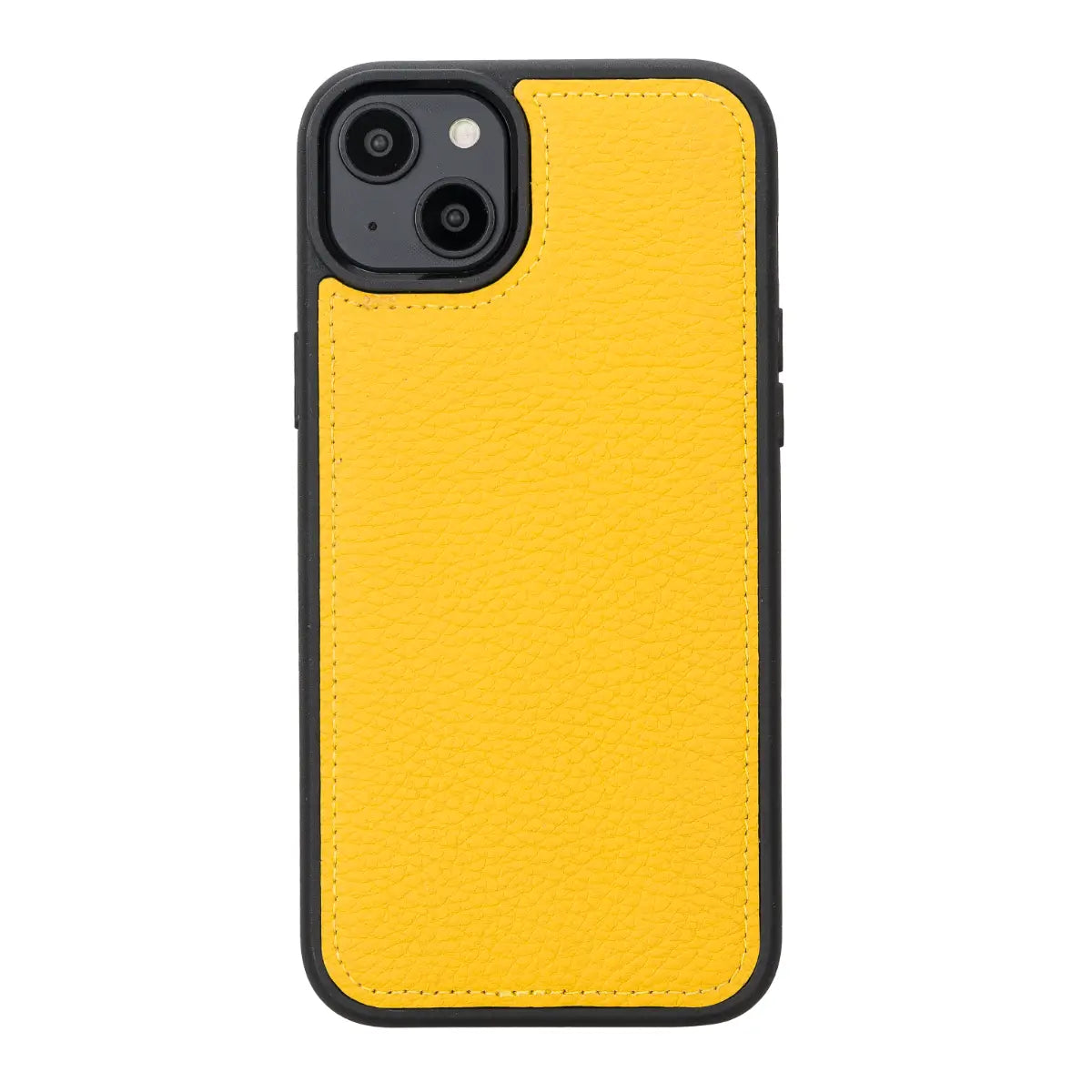 Premium Yellow Leather Wallet Case for iPhone 14 Plus - Slim Protective Cover with Card Slots | Perfect for Everyday Use, Travel & Business