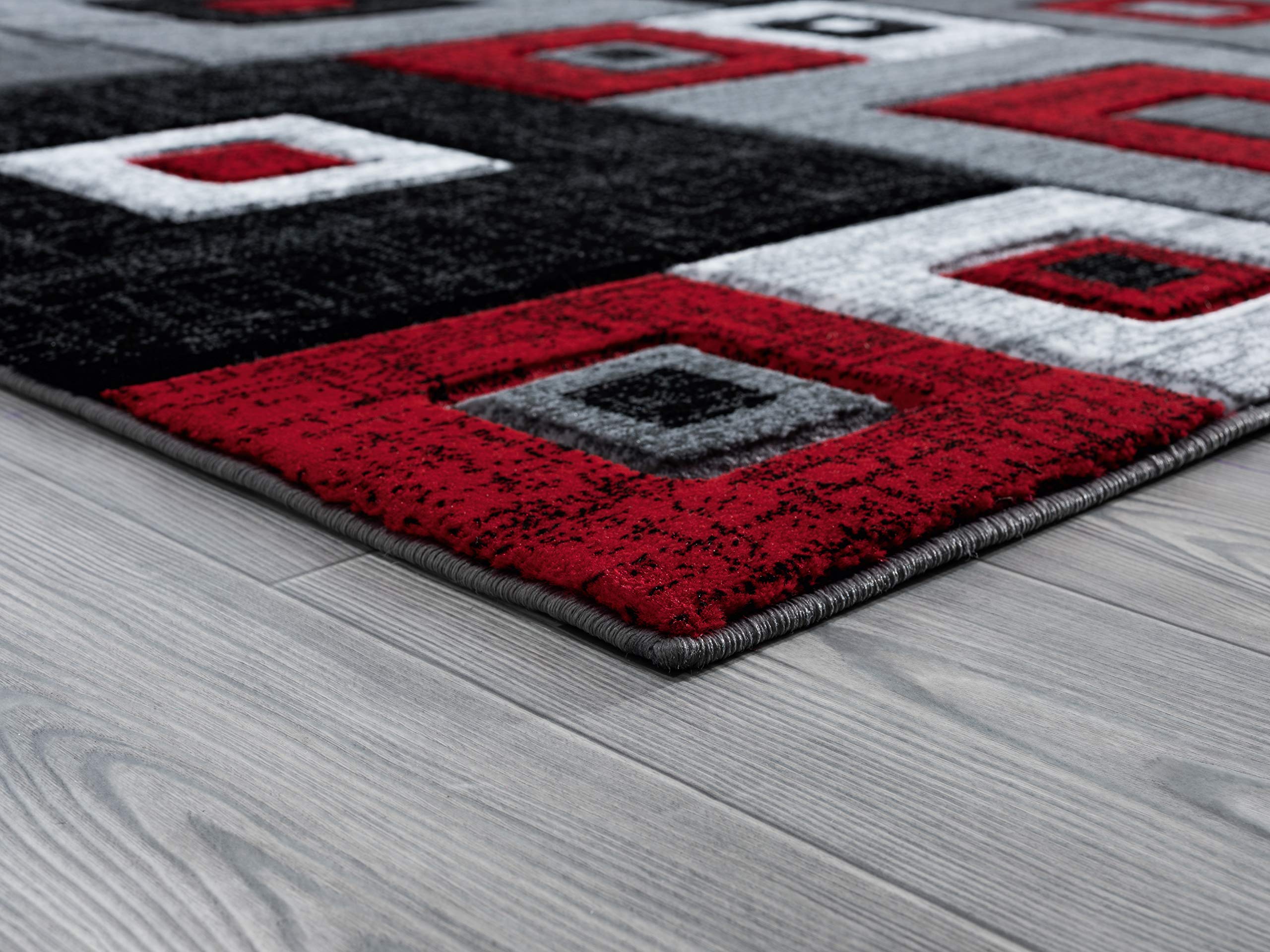 United Weavers of America Bristol Cicero Red Round Area Rug 7'10