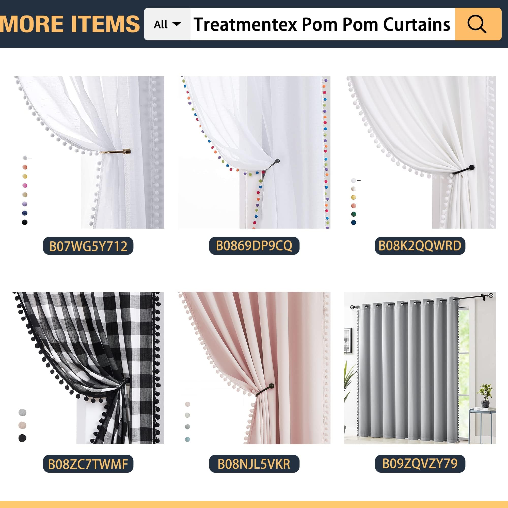 Blackout Curtains for Bedroom & Living Room - 90 Inch Long Thermal Insulated Window Curtains with Rod Pocket (52