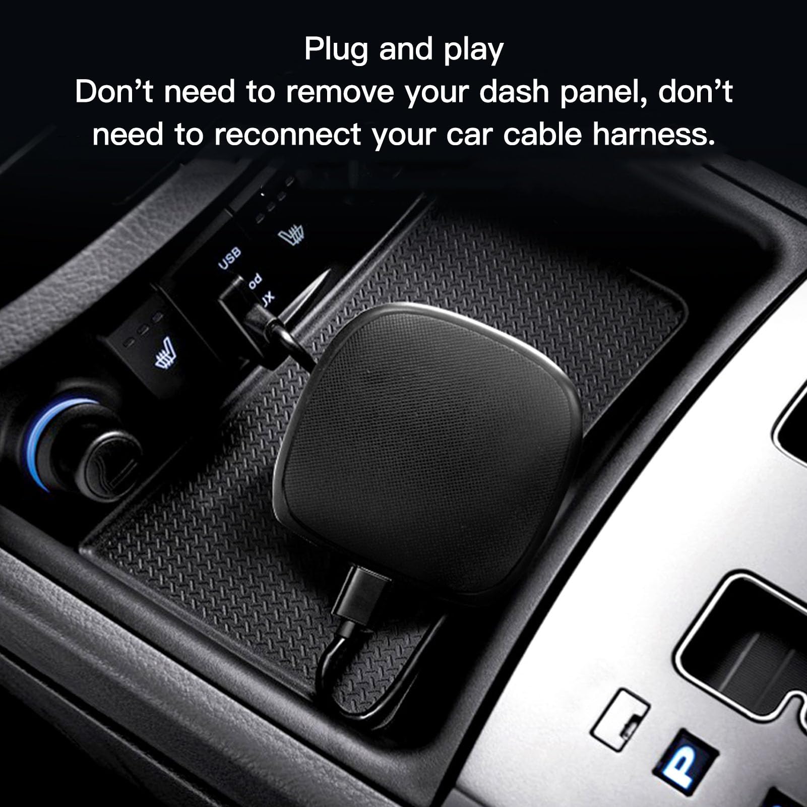 Plug and Play Car GPS Navigation Dongle with 2+16G Memory - Accurate Real-Time Tracking for Road Trips & Daily Commutes