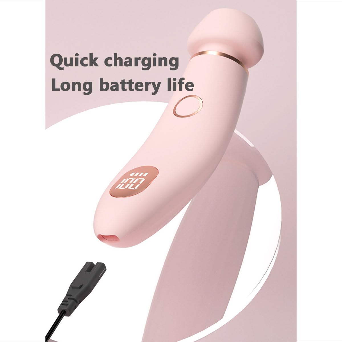 Solys Pink Waterproof Electric Razor for Women - Cordless Bikini Trimmer & Body Hair Remover for Legs, Underarms & Sensitive Areas - Smooth Shaving for Travel & Daily Use
