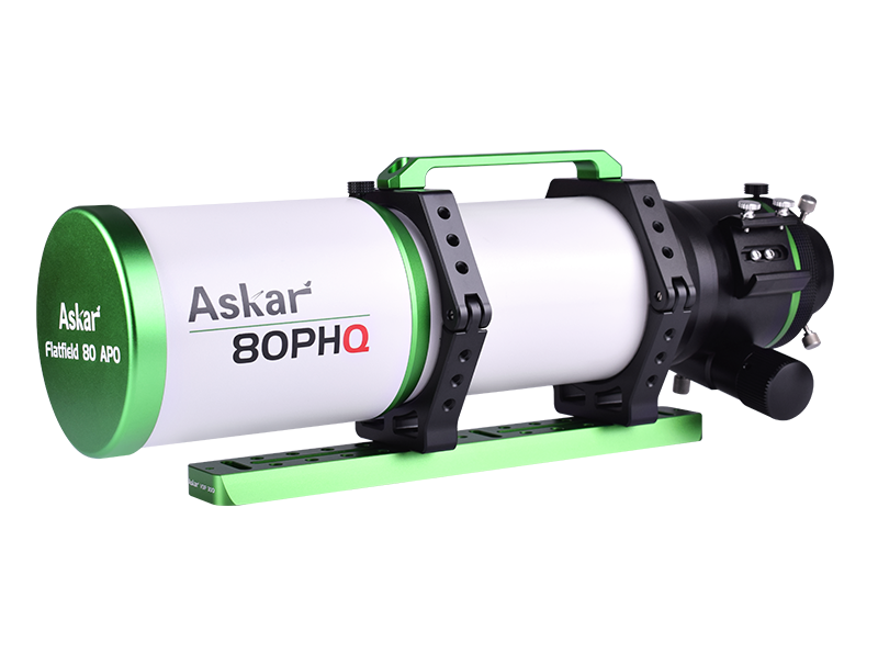 Askar 80PHQ 80mm f/7.5 Quadruplet Flat Field Astrograph Telescope - Premium Astrophotography Telescope for Deep Space Imaging, Perfect for Stargazing and Celestial Photography
