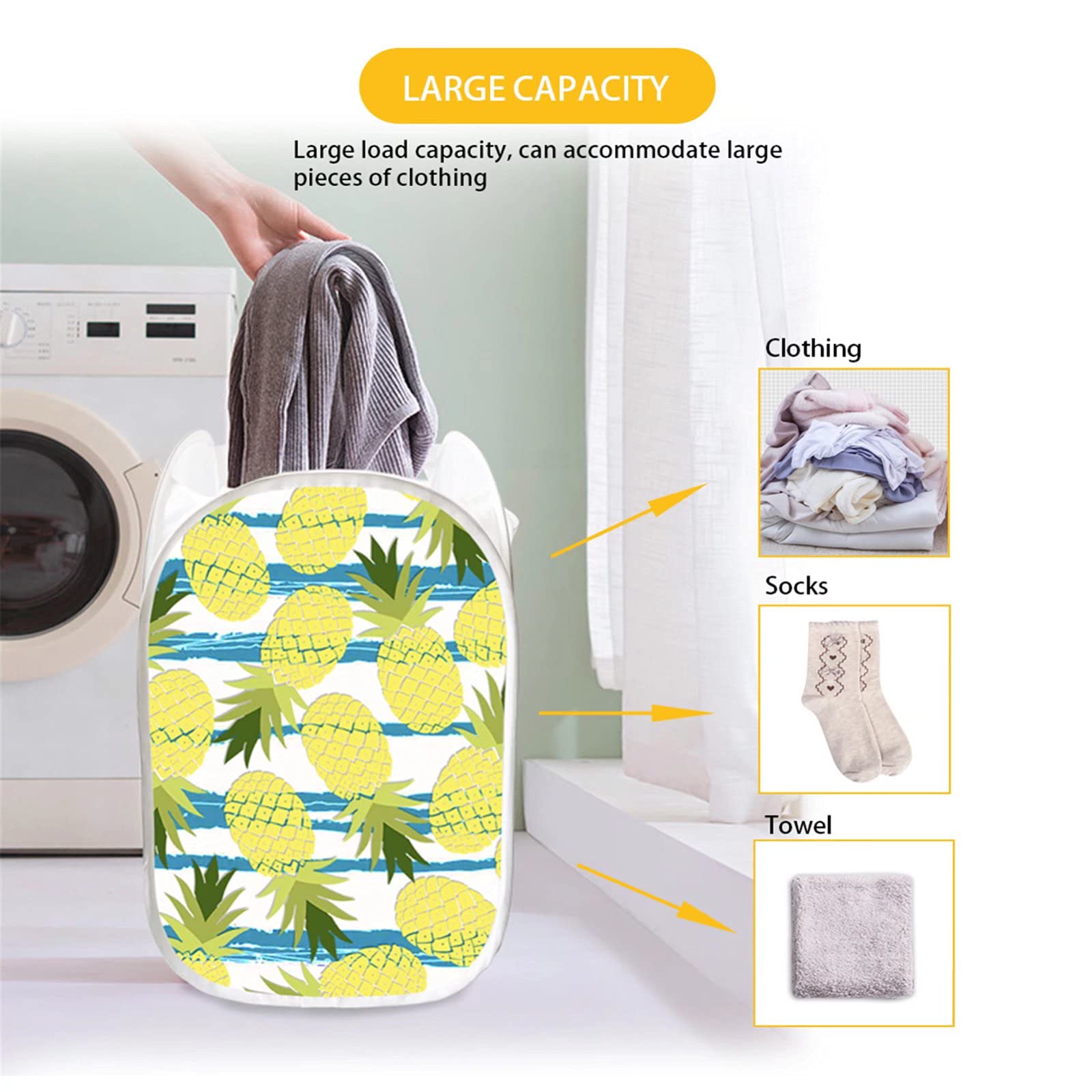 Colorful Foldable Mesh Laundry Basket with Puppy Paw Print - Pop-Up Dirty Clothes Hamper for Bedroom, Bathroom & Dorm Organization | Pet Lover Gift Idea