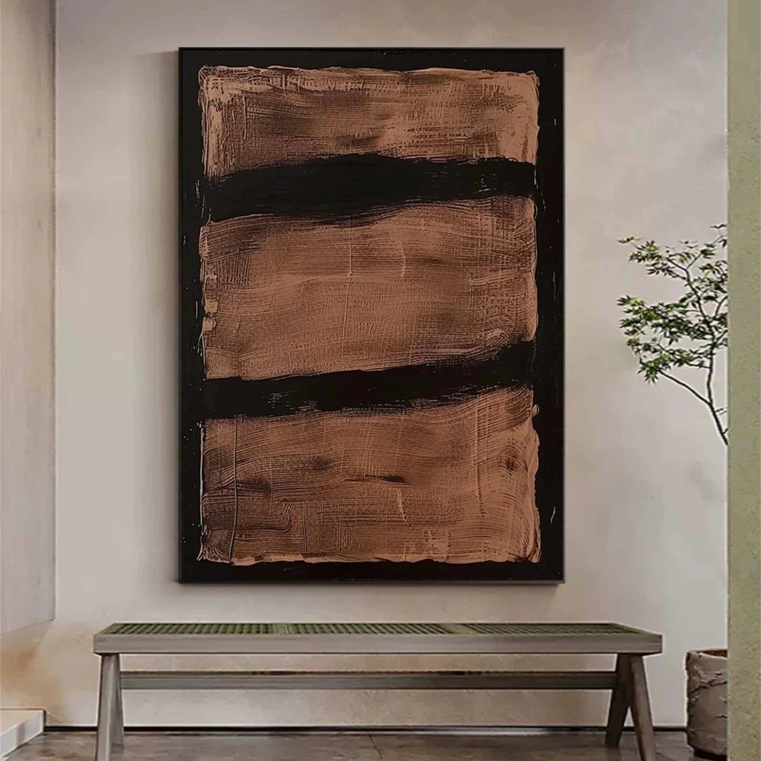 Abstract Painting #AB 269 - Modern Wall Art for Living Room, Bedroom & Office Decor | Large Canvas Artwork for Home & Commercial Spaces