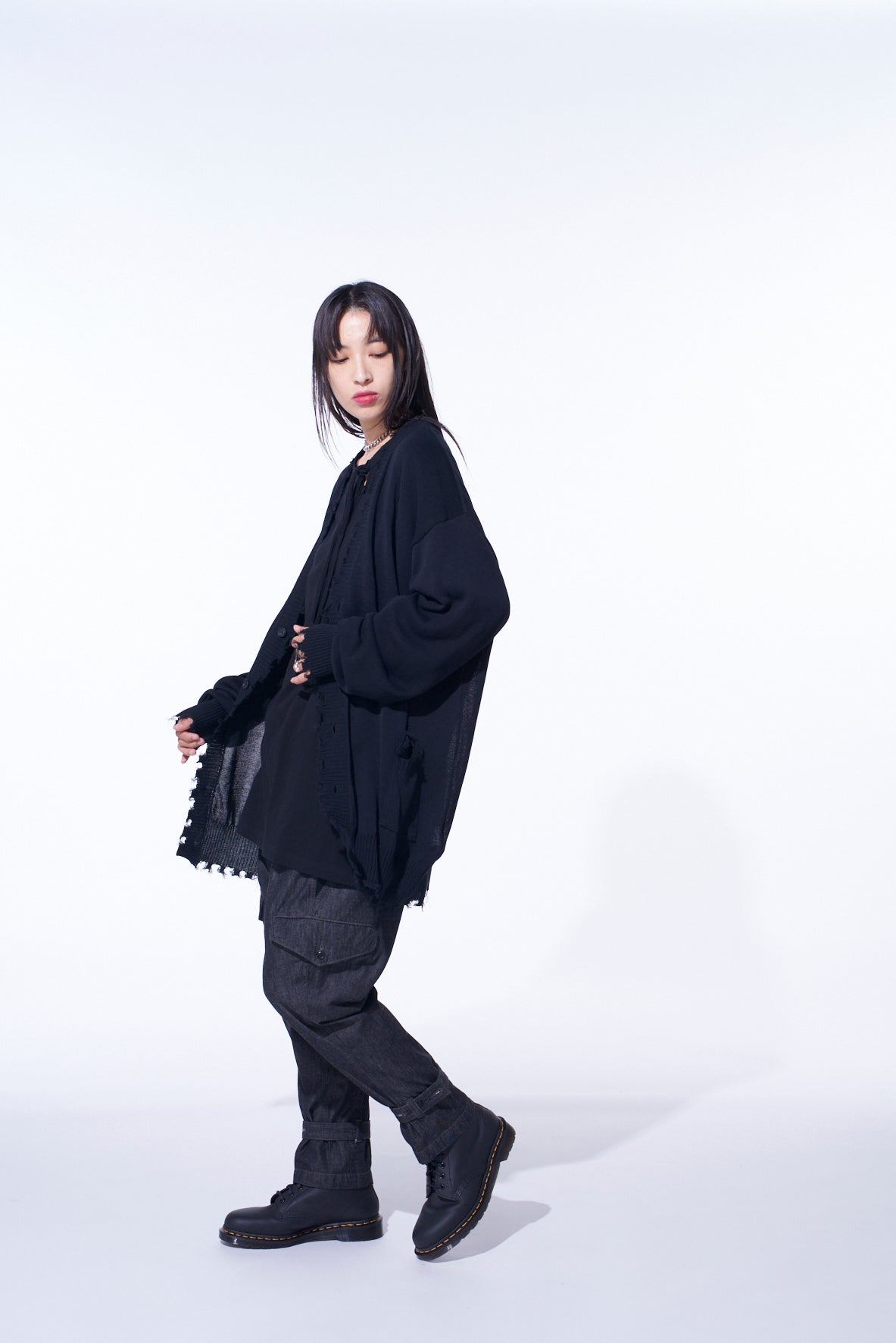Compact Twist 10g Damaged Knit Cardigan for Women - Cozy Lightweight Open Front Sweater for Fall Layering & Casual Outfits