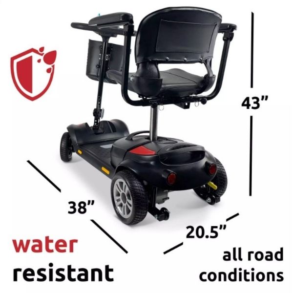 ComfyGo Z4 Lightweight Portable Mobility Scooter for Adults - Foldable Electric Scooter for Seniors & Disabled - Perfect for Travel, Shopping & Outdoor Activities