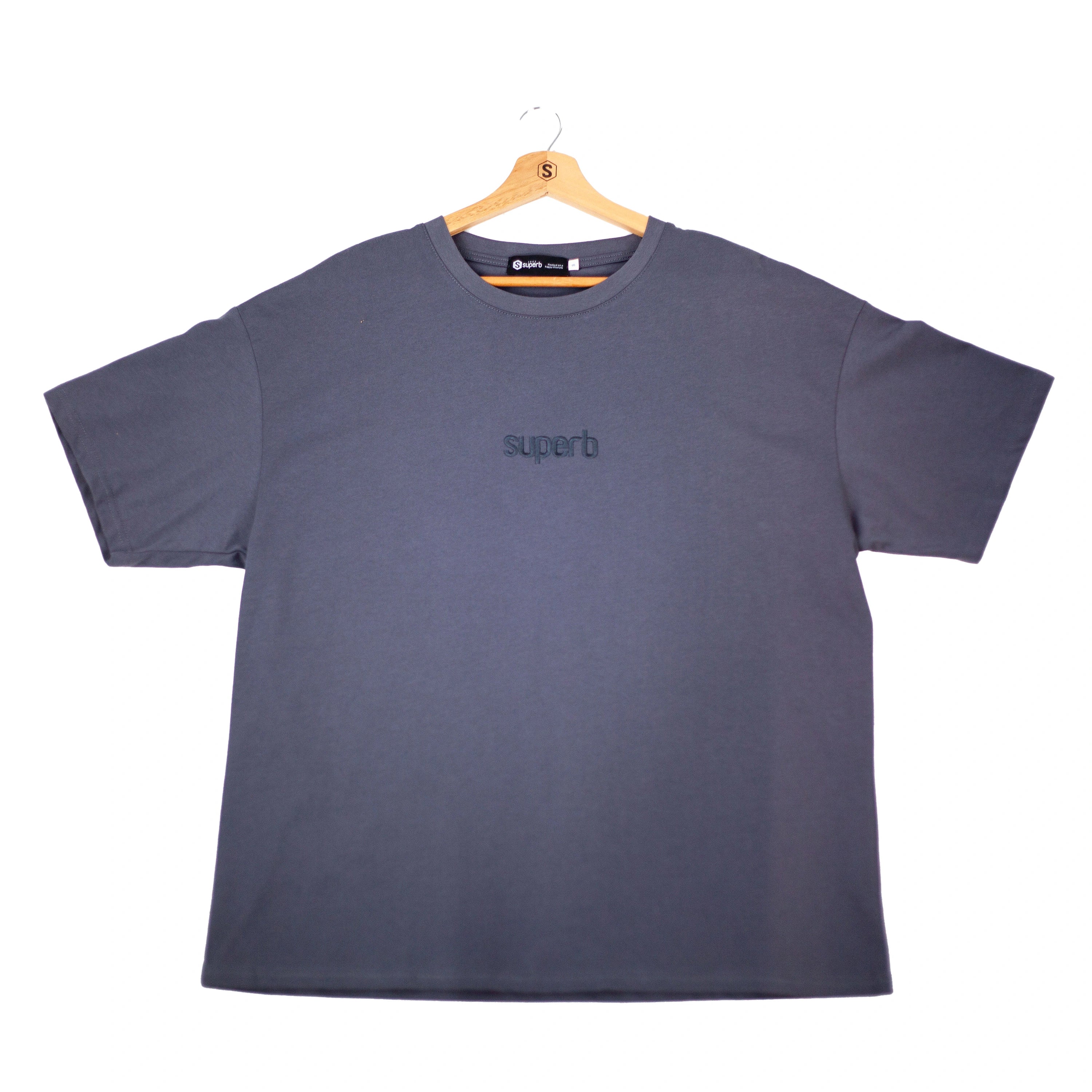 Essential Gunmetal T-Shirt for Men - Soft Cotton Comfort Fit Tee - Perfect for Casual Wear, Gym & Everyday Outfits