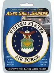 USAF Car Grille Badge - Custom Military Emblem for Vehicles | Perfect for Jeep, Truck & SUV Decoration