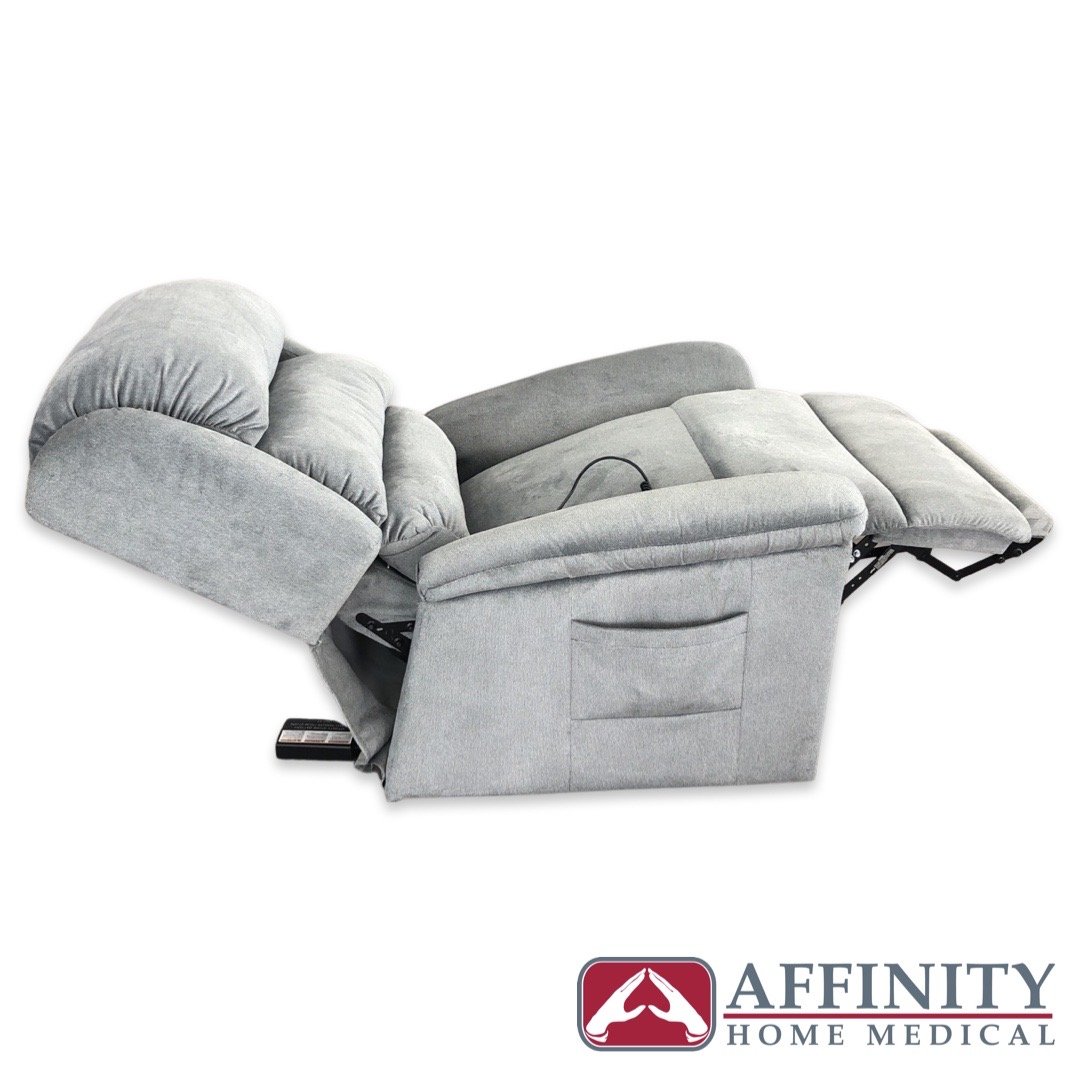 Relaxer PR 766 Recliner Chair with MaxiComfort Sterling Fabric & Adjustable Footrest - Perfect for Living Room, Home Theater, and Office Relaxation