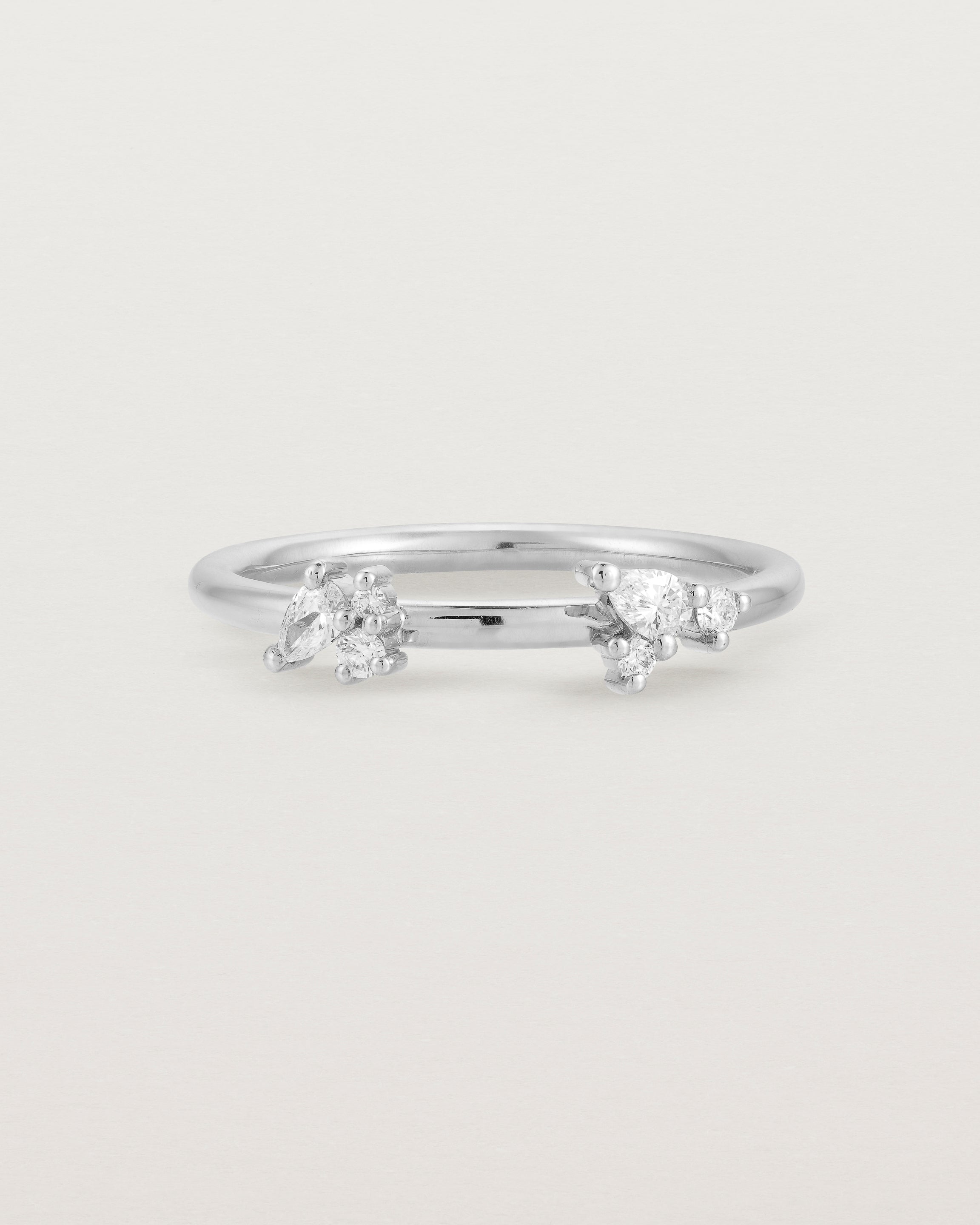 Elegant Etta Cluster Diamond Ring for Women - 14K Gold or Sterling Silver - Perfect for Engagement, Wedding, Anniversary & Special Occasions