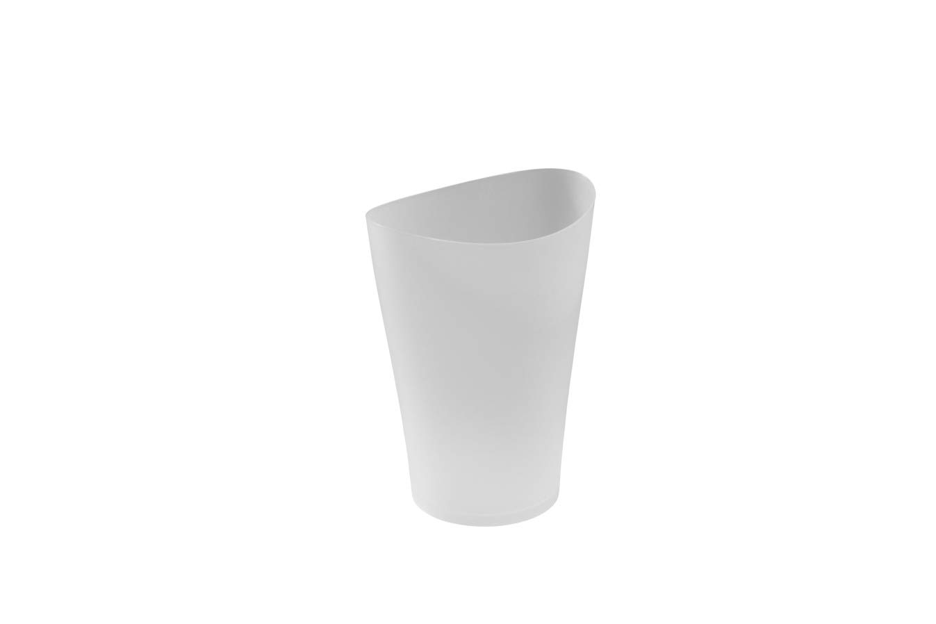 Rubbermaid Spa Works 9-Quart (2.25 Gallon) Clear Plastic Wastebasket - Small Trash Can for Bathroom, Office, Dorm & Laundry Room - Fits Under Sink, Desk & Cabinet - Perfect for Home, Office & College Use