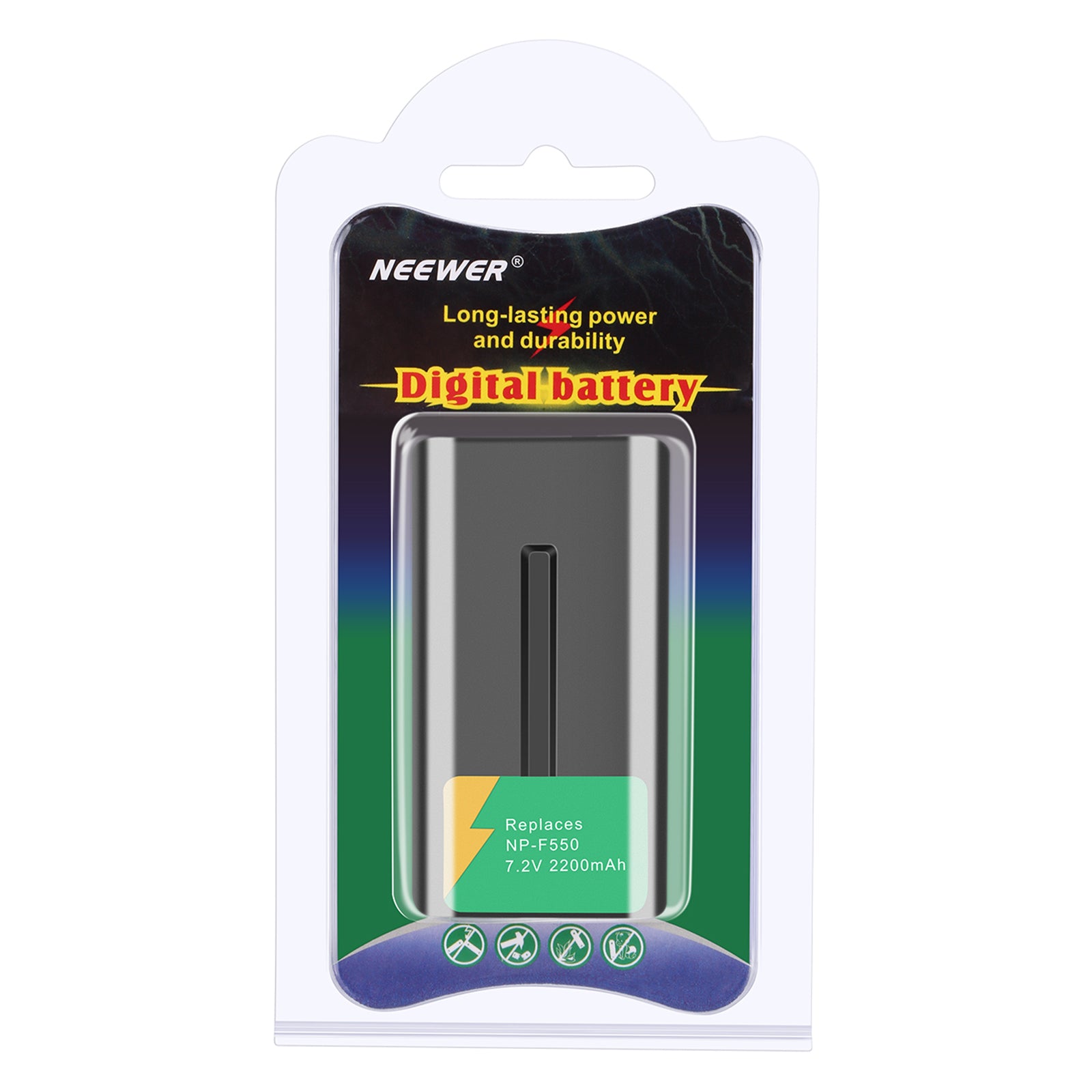 NEEWER NP-F550 NP-F570 Replacement Battery for Sony Camcorders - Compatible with Sony Handycam, Digital Cameras & Video Recorders (Great for Travel Vlogging & Professional Filming)