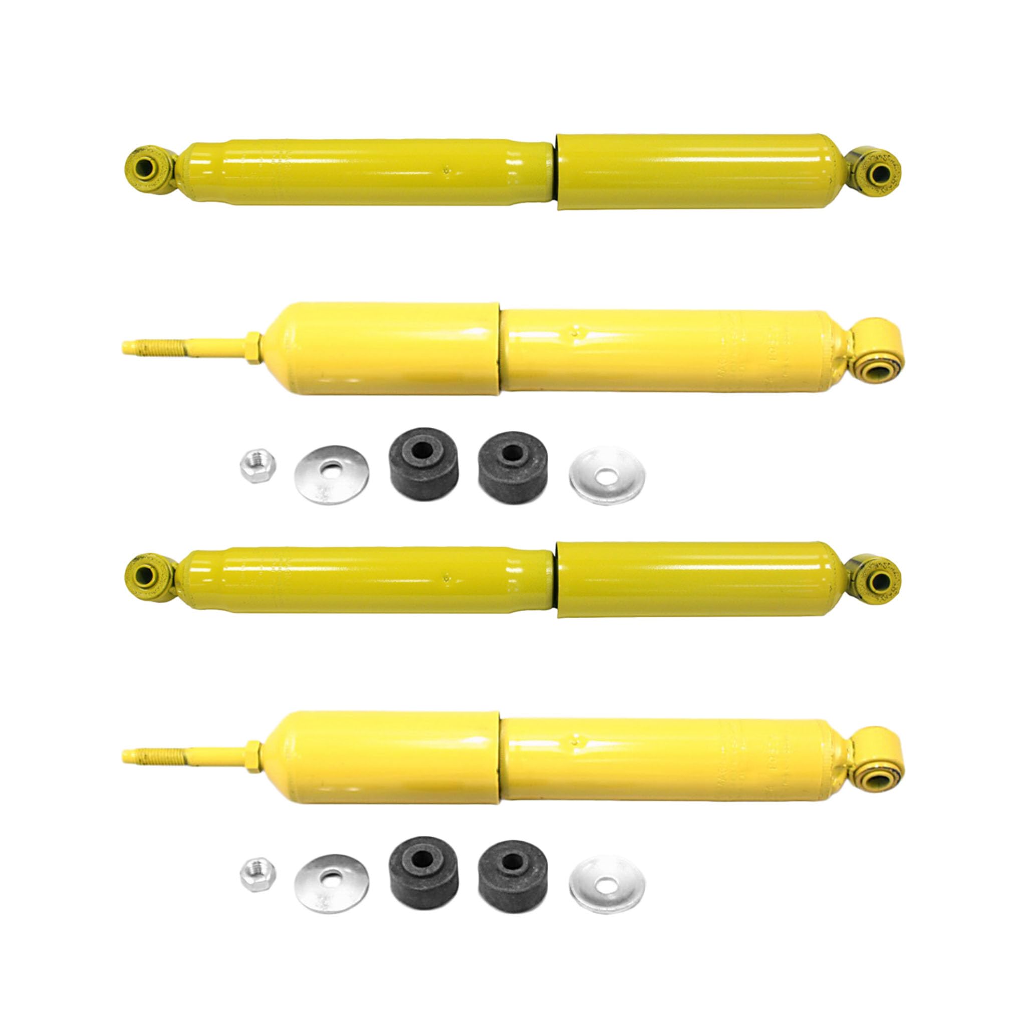 Monroe Gas-Magnum Shocks Set of 4 for 2001 Chevy Silverado & GMC Sierra - 77-68250EN | Heavy Duty Truck Suspension Replacement | Perfect for Off-Roading, Towing & Daily Driving