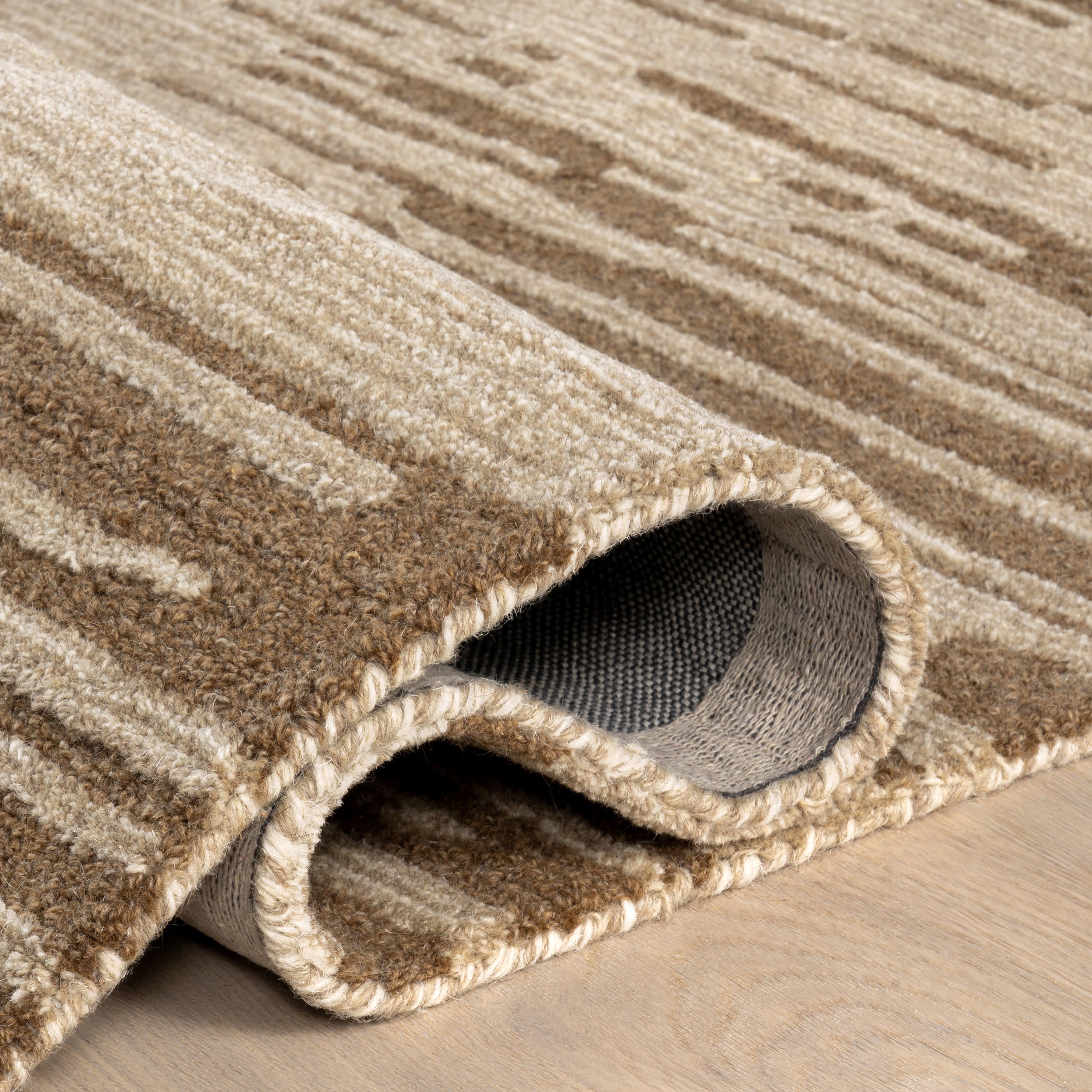 Barun Soft Plush Beige Area Rug - Cozy & Stylish Home Decor for Living Room, Bedroom, and Nursery | Machine Washable & Non-Slip Backing
