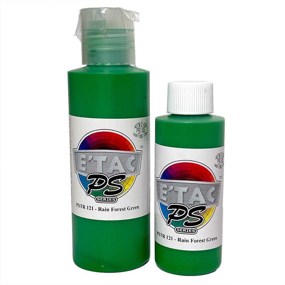 ETAC Fabric Airbrush Paint - Rain Forest Green | Professional Textile Dye for Custom T-Shirts, Hoodies & DIY Crafts | Perfect for Art Projects, Cosplay & Fashion Design